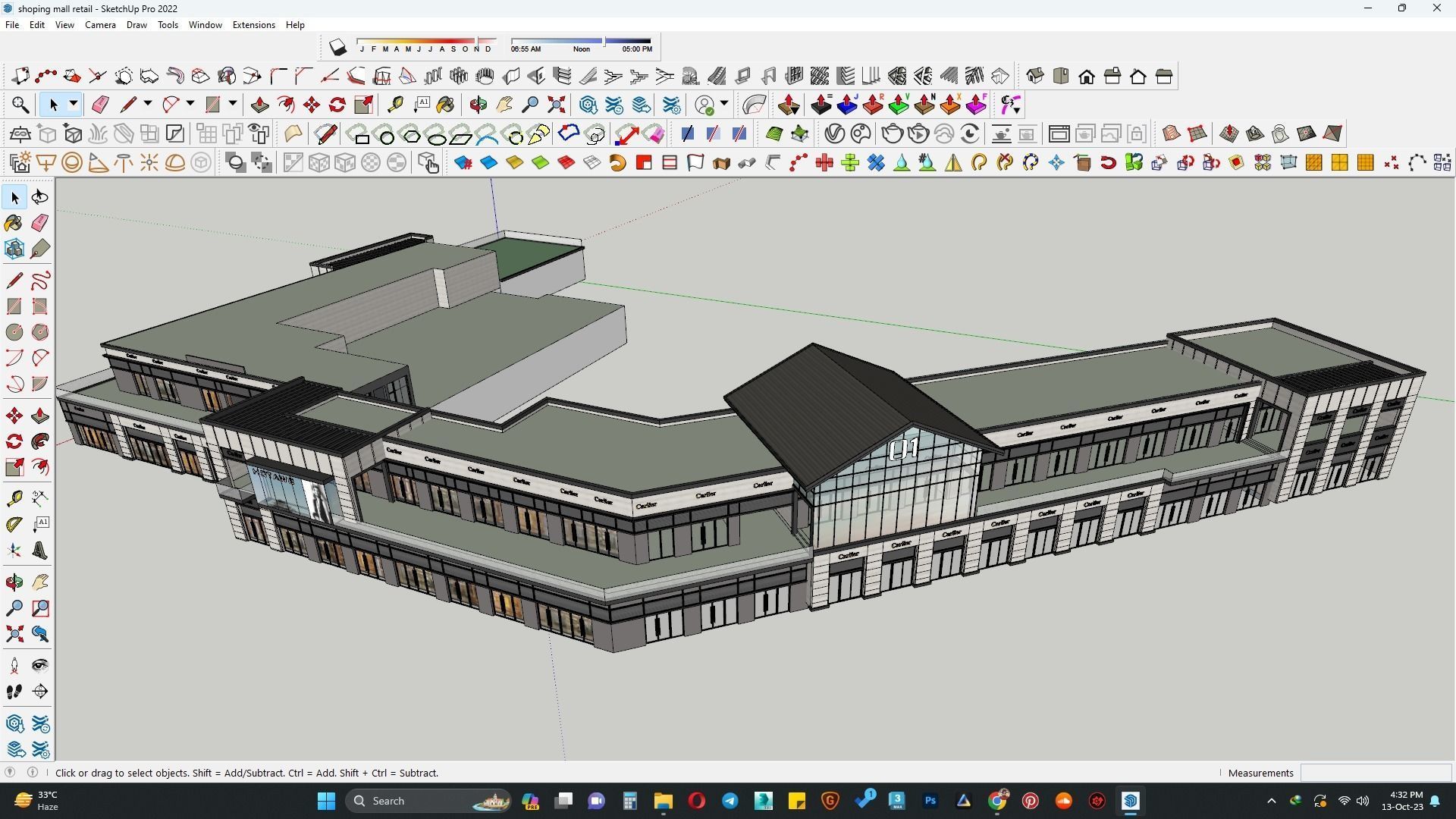 Shopping mall retail 3d model 3D model_5