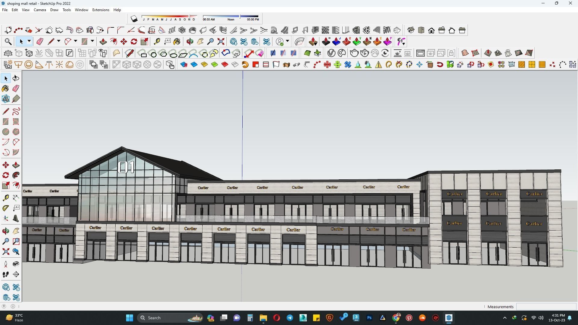 Shopping mall retail 3d model 3D model_2