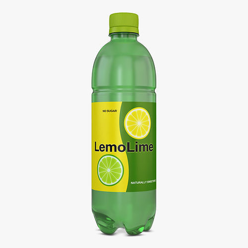 Lemolime Bottle 500ml Simple M 1 3D model 2