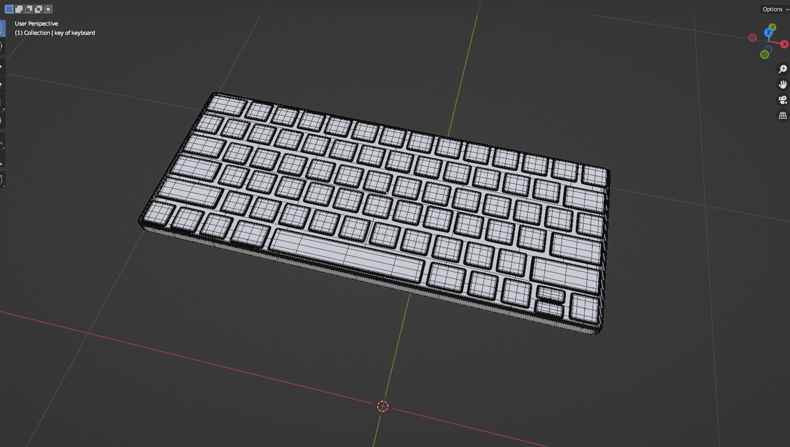 keyboard Free 3D model_4