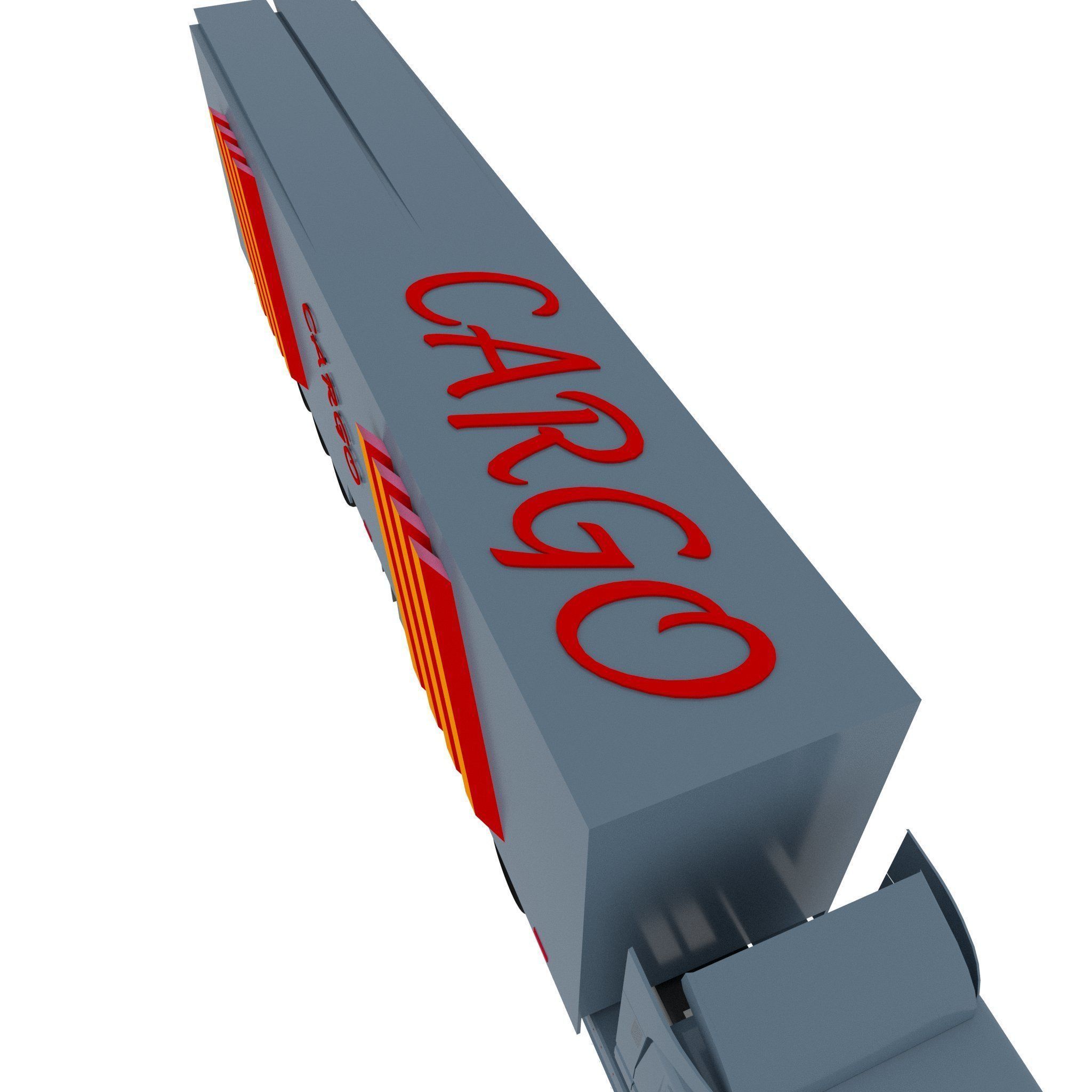 Long Truck 3D model_10