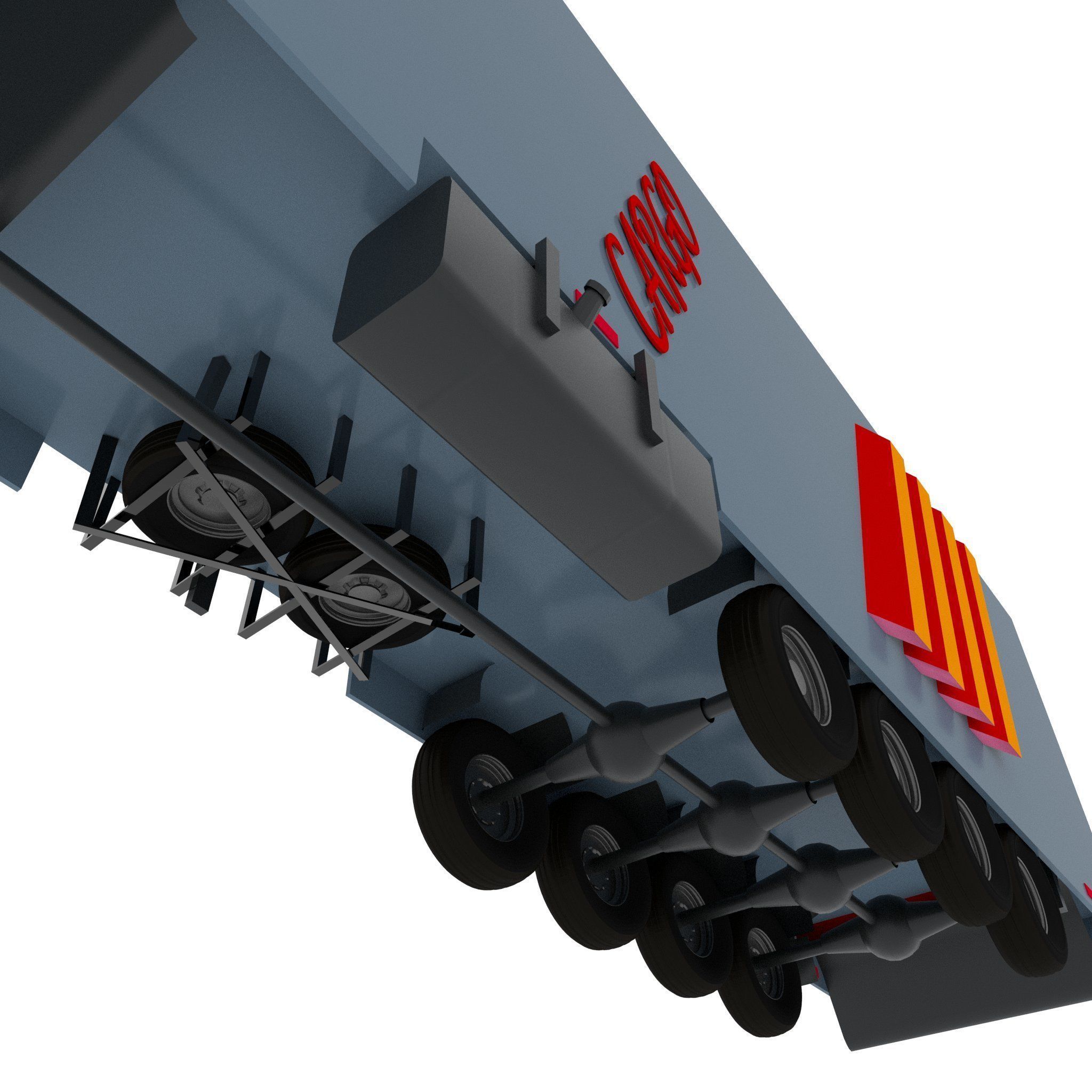 Long Truck 3D model_7