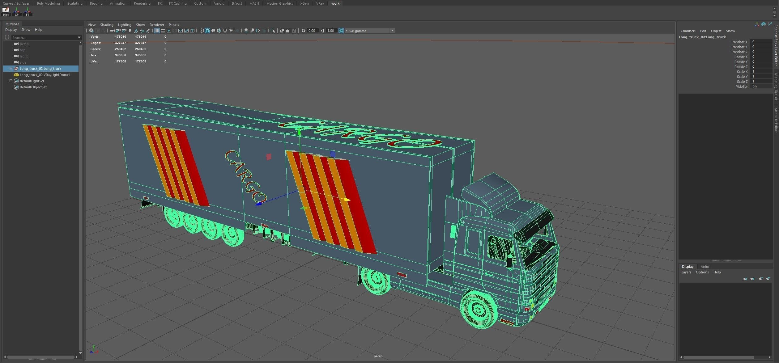 Long Truck 3D model_15