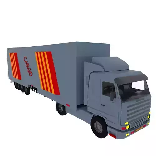 Long Truck 3D model