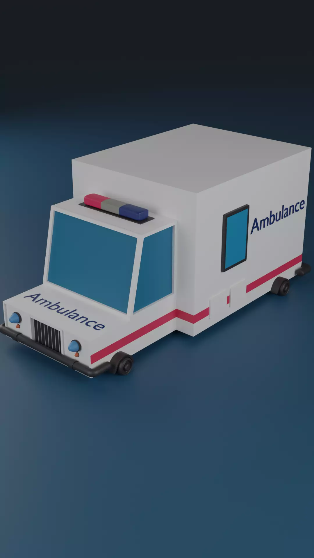 Ambulance Free 3D model