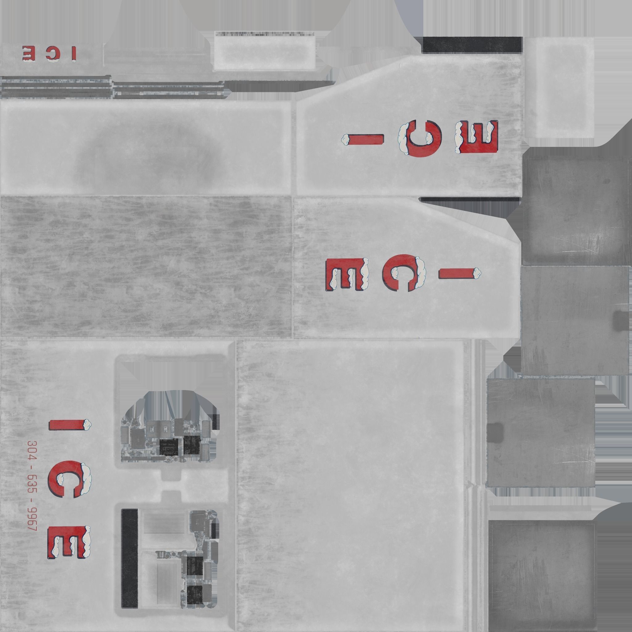 Ice Freezer 4K Low-poly 3D model_8