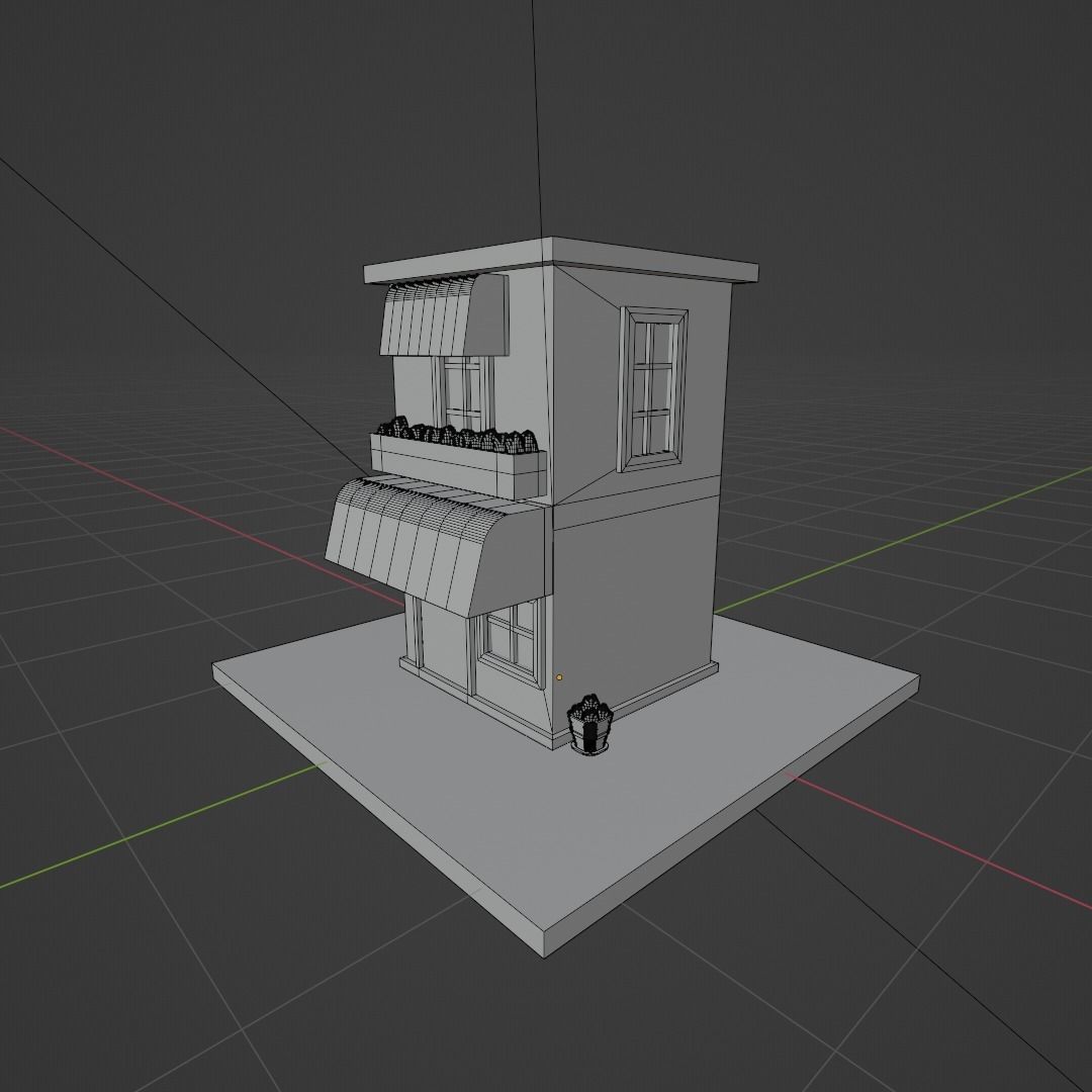 Market Free 3D model_3