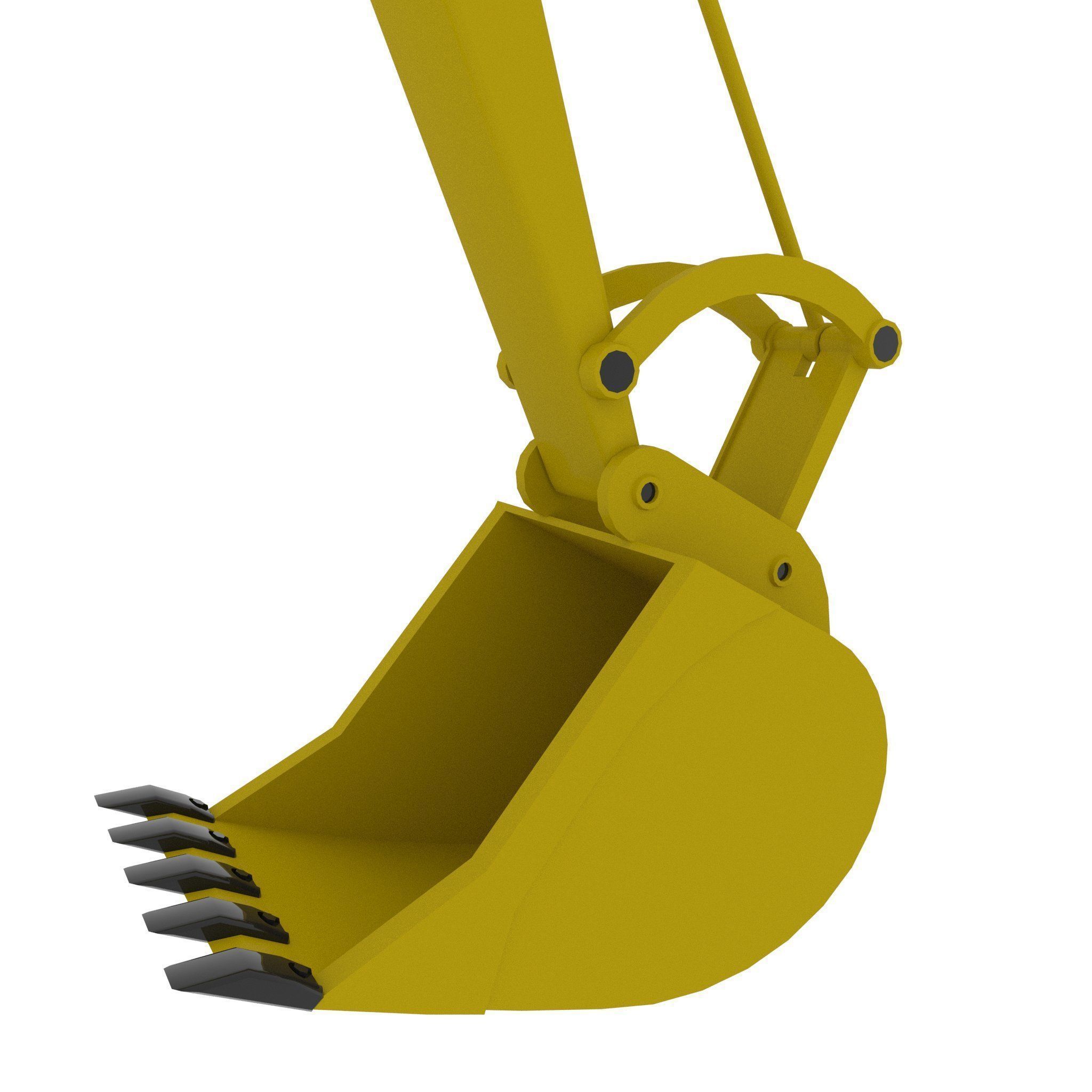 Excavator  3D model_8
