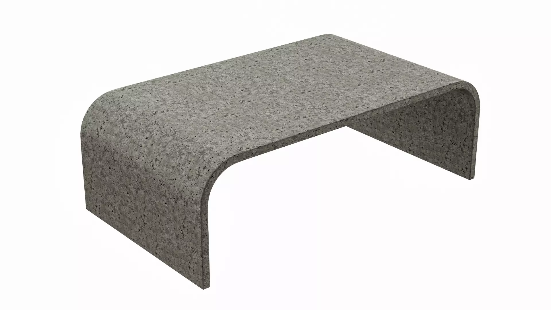 Concrete table 3D model_0
