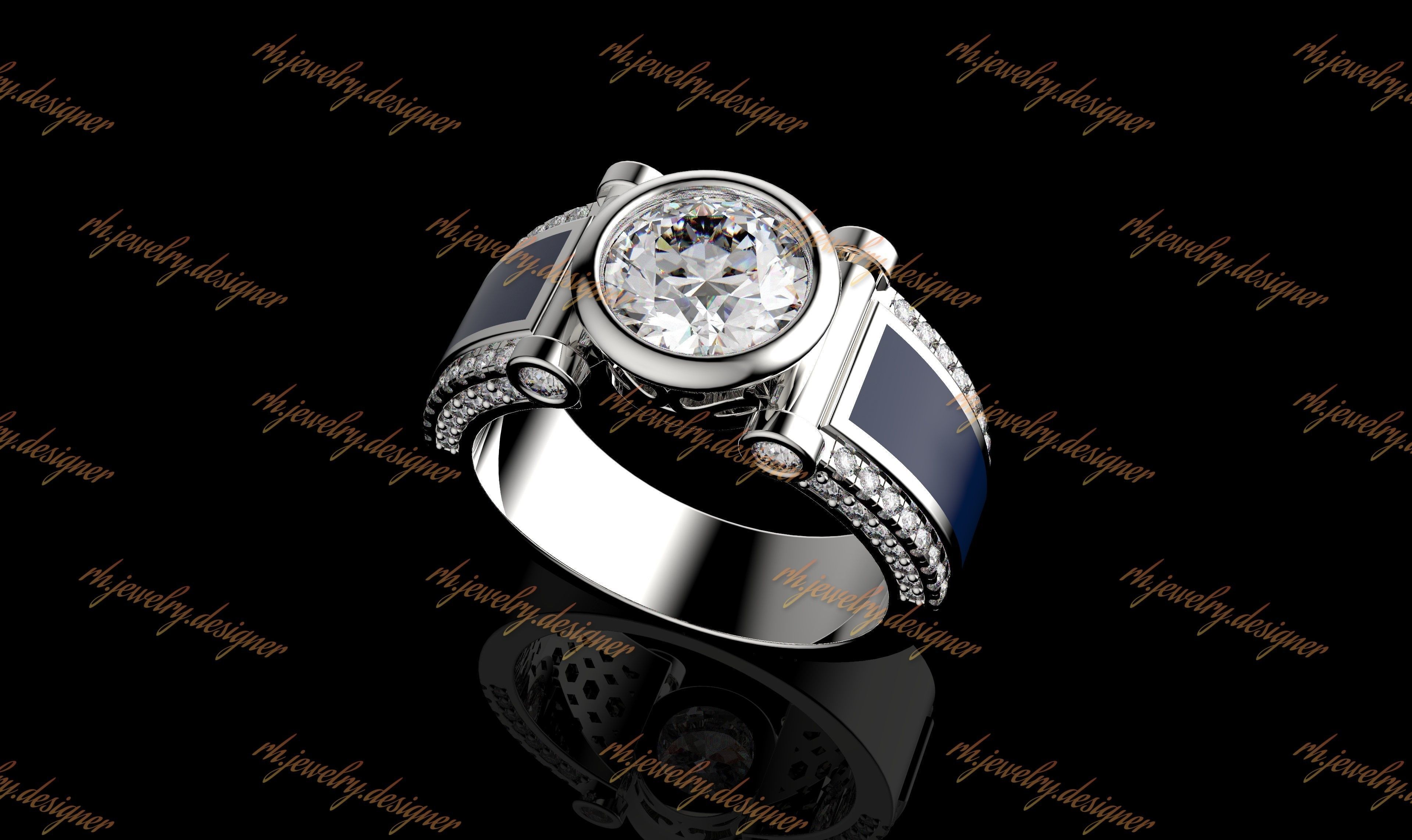 Gold N1080 3D print model_8