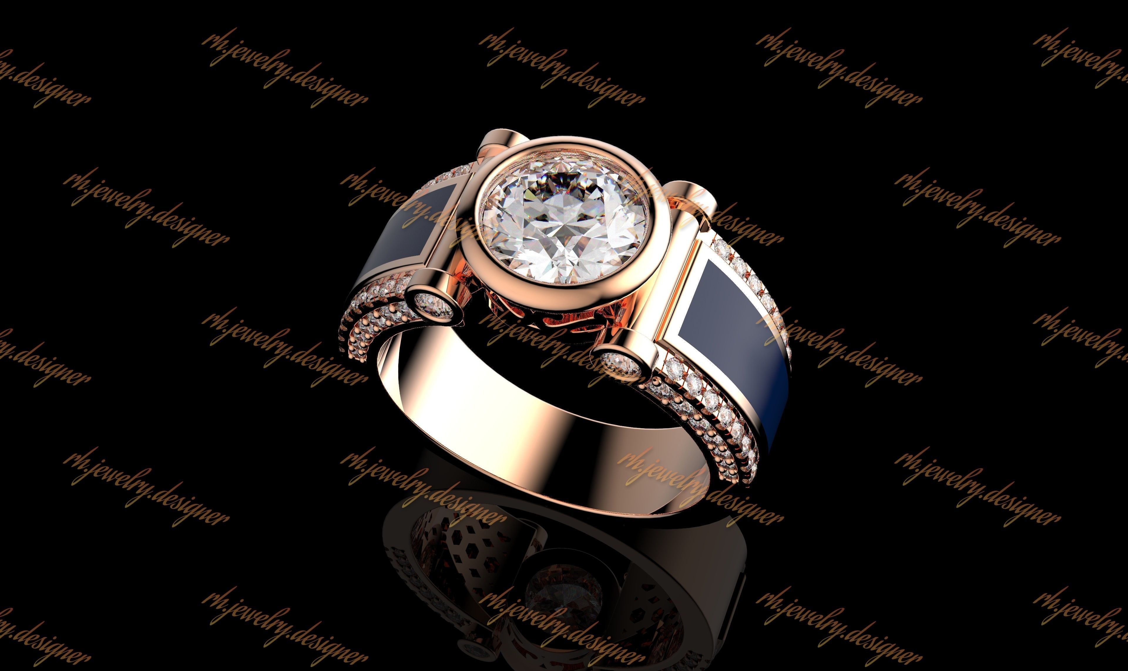 Gold N1080 3D print model_7