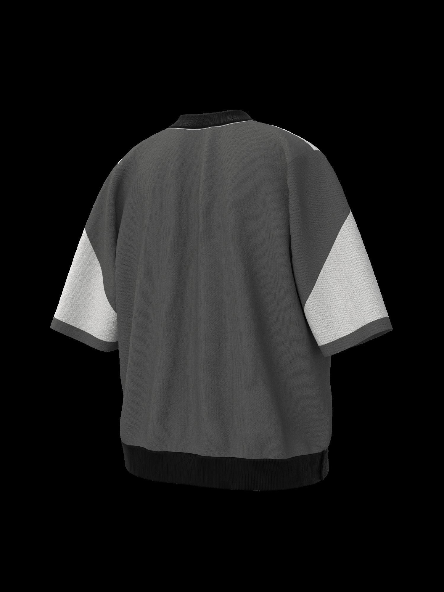 Female tshirt 3D model_13