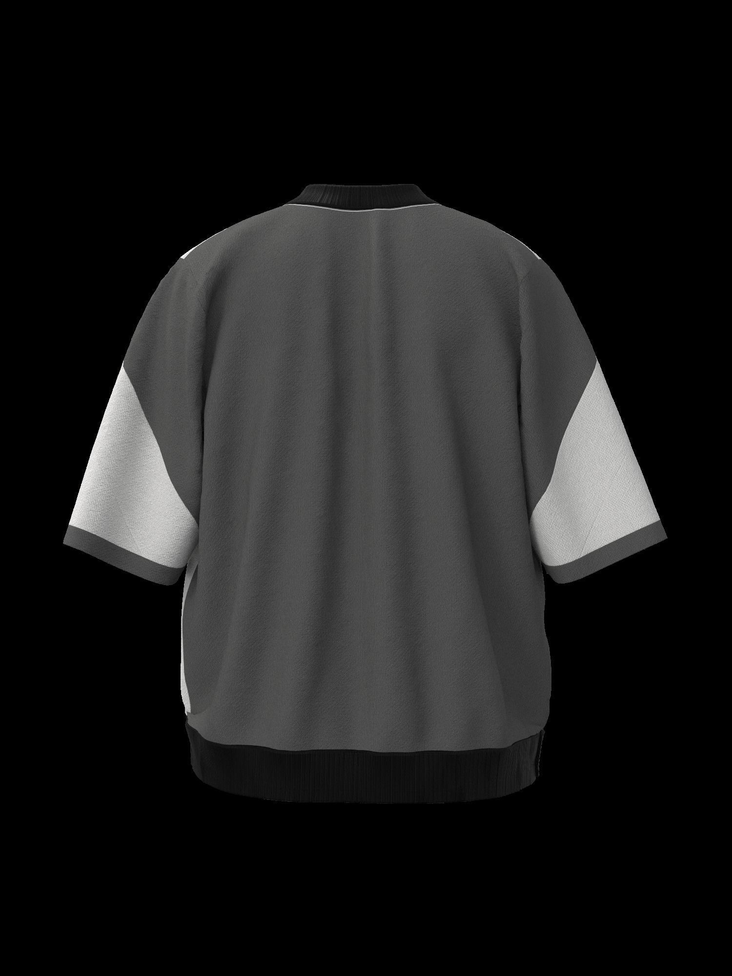Female tshirt 3D model_14