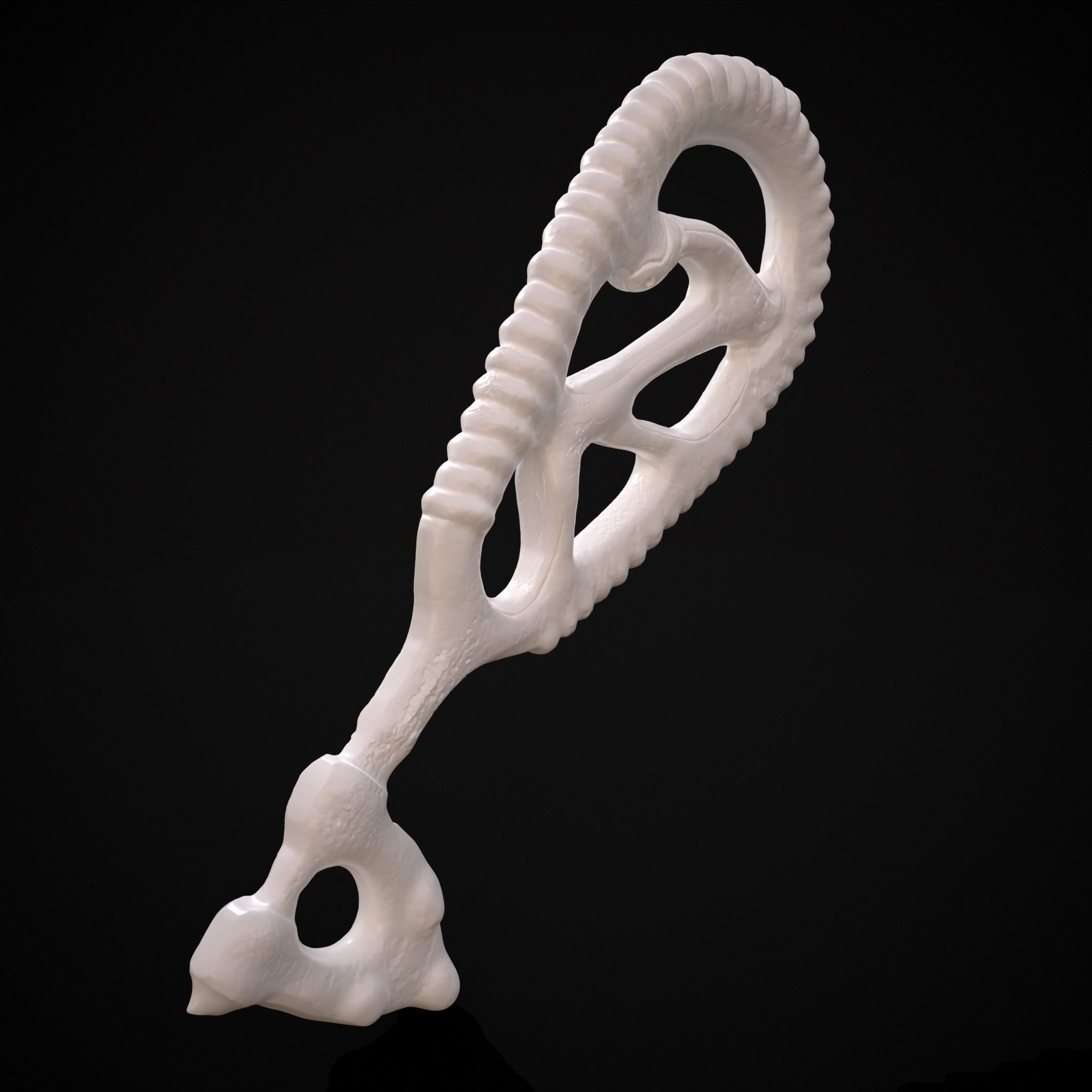 Brass Viking Key 3D Print 3D print model_6