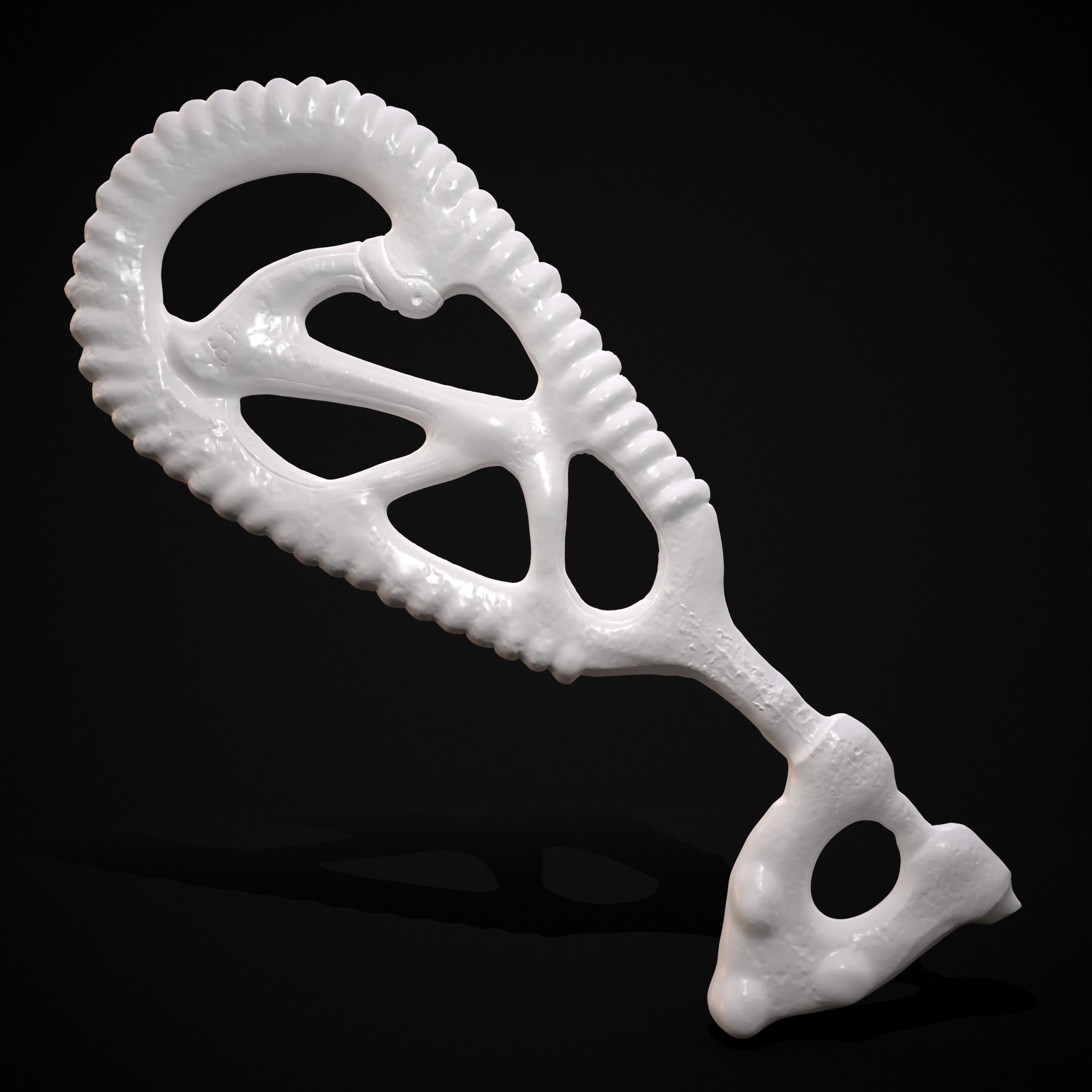 Brass Viking Key 3D Print 3D print model_8