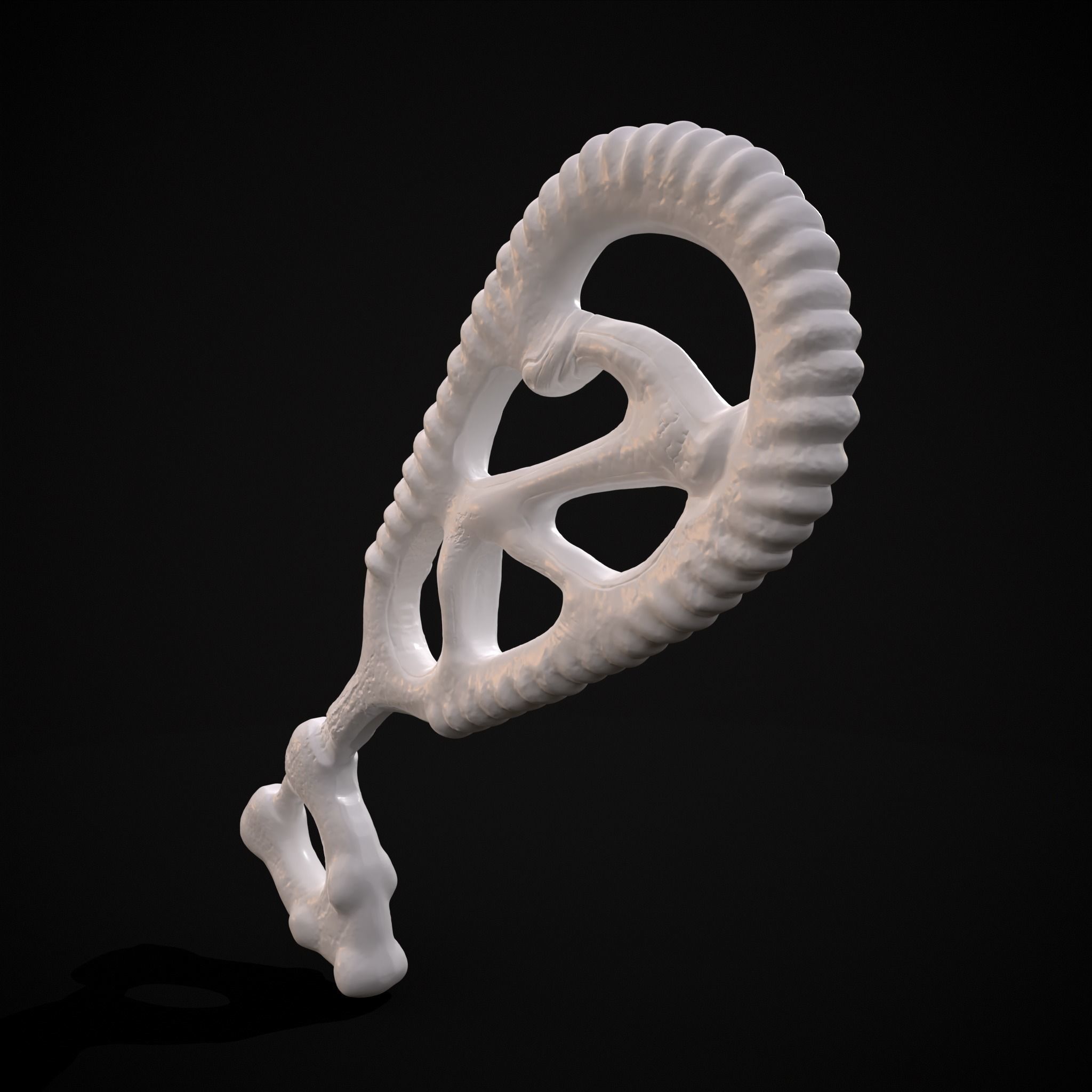 Brass Viking Key 3D Print 3D print model_3