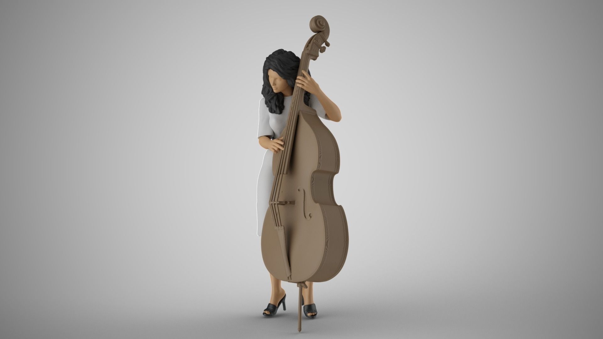 Female Bass Payer 3D print model_11