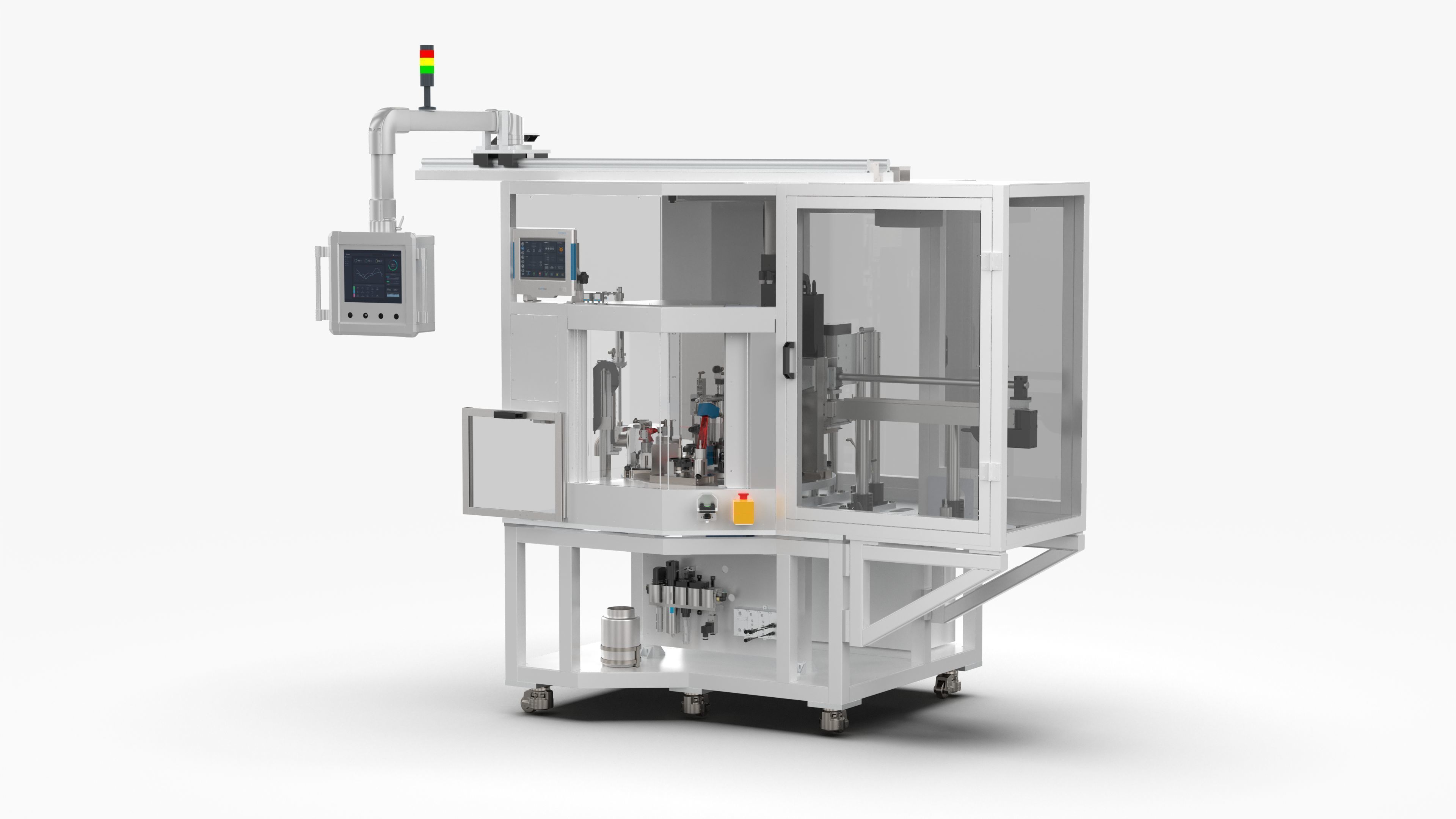 Full Automatic Motor Rotor Magnetization and Synthesis Machine 3D model_4