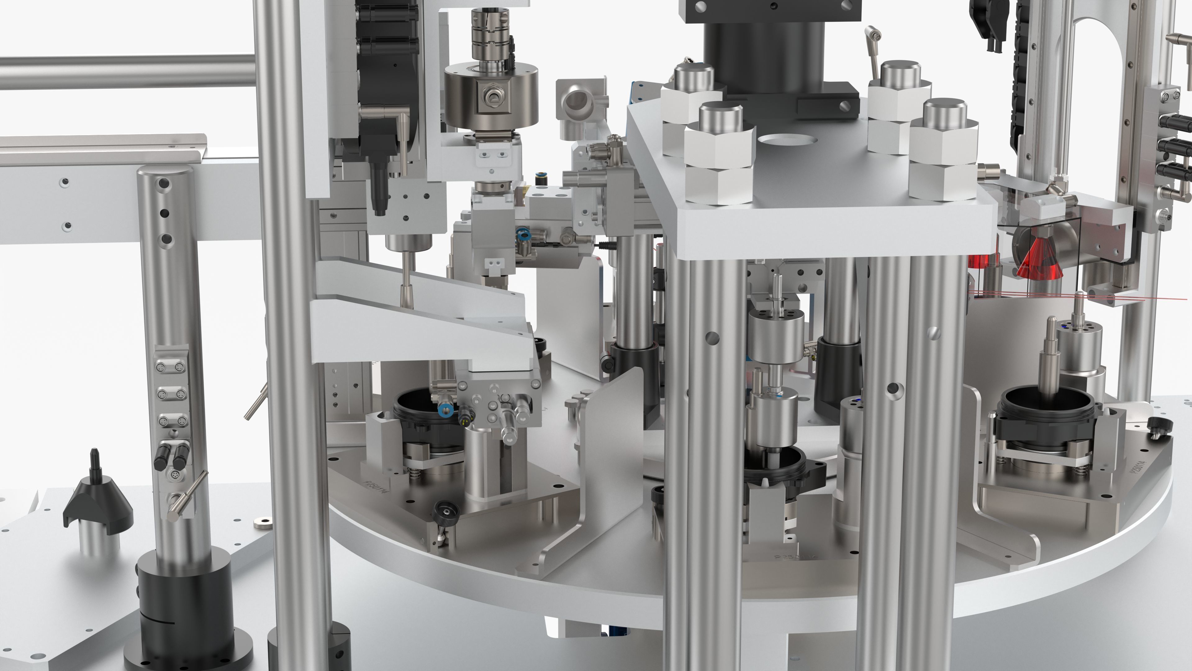 Full Automatic Motor Rotor Magnetization and Synthesis Machine 3D model_21