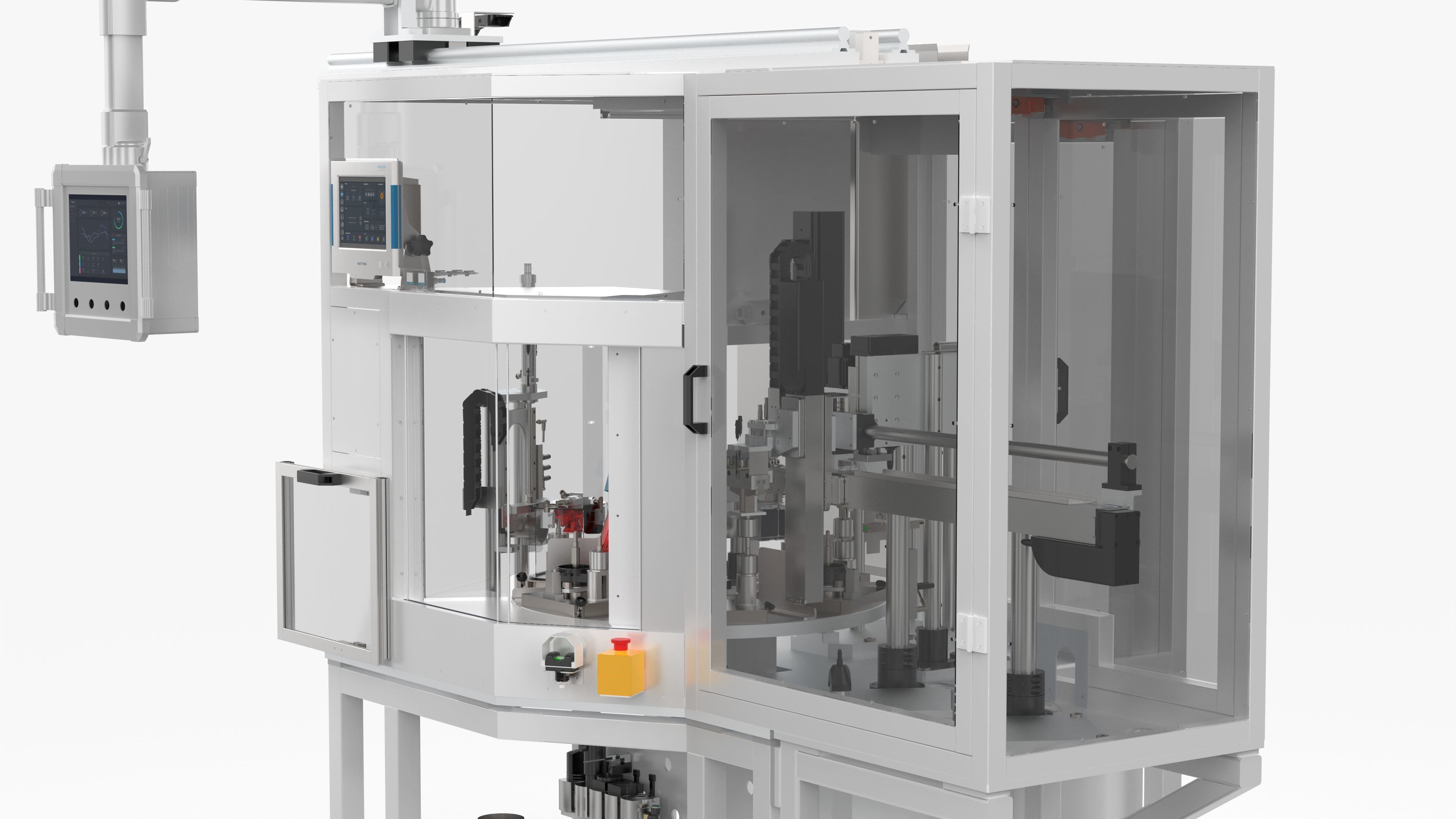 Full Automatic Motor Rotor Magnetization and Synthesis Machine 3D model_9