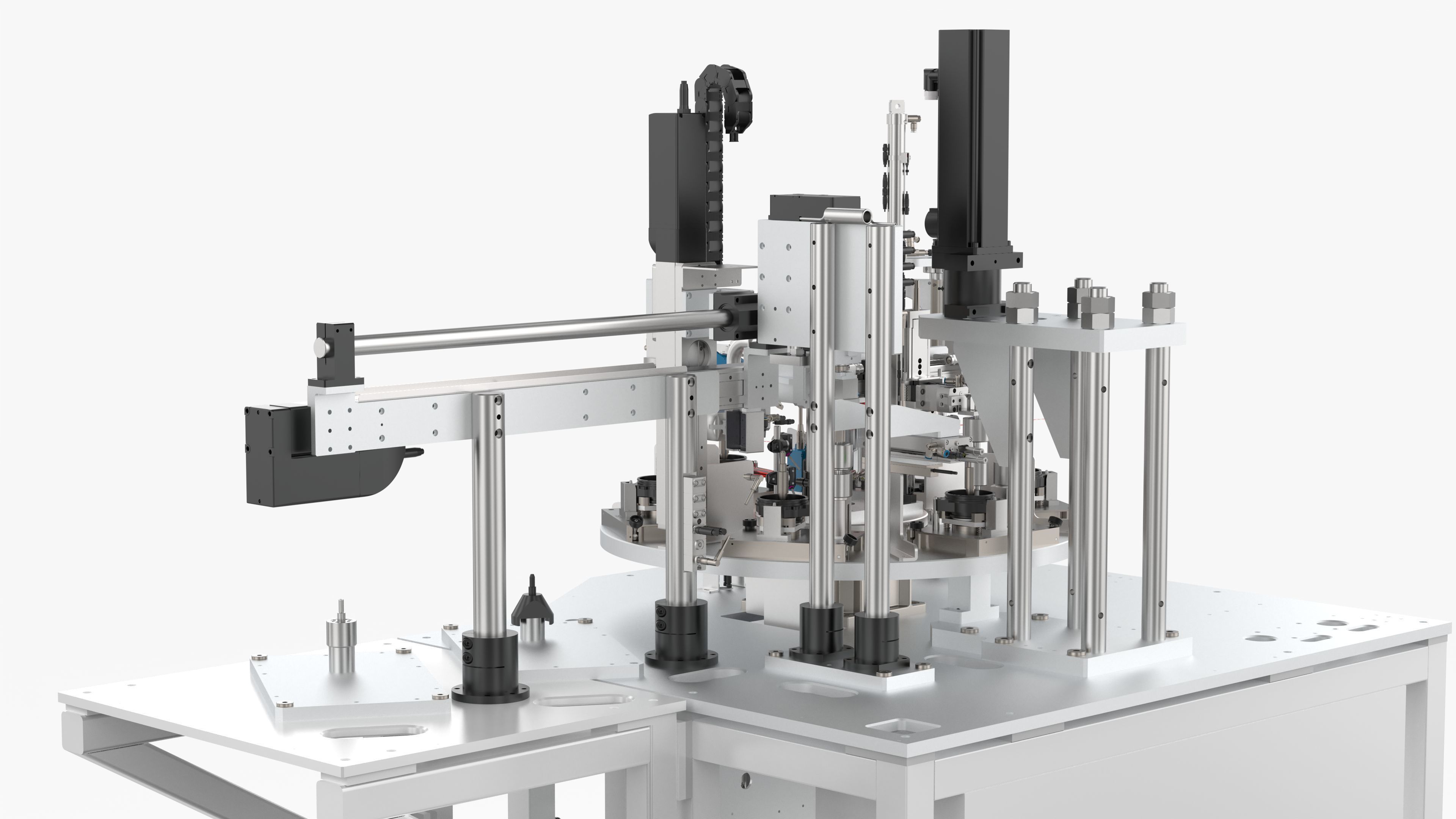 Full Automatic Motor Rotor Magnetization and Synthesis Machine 3D model_14