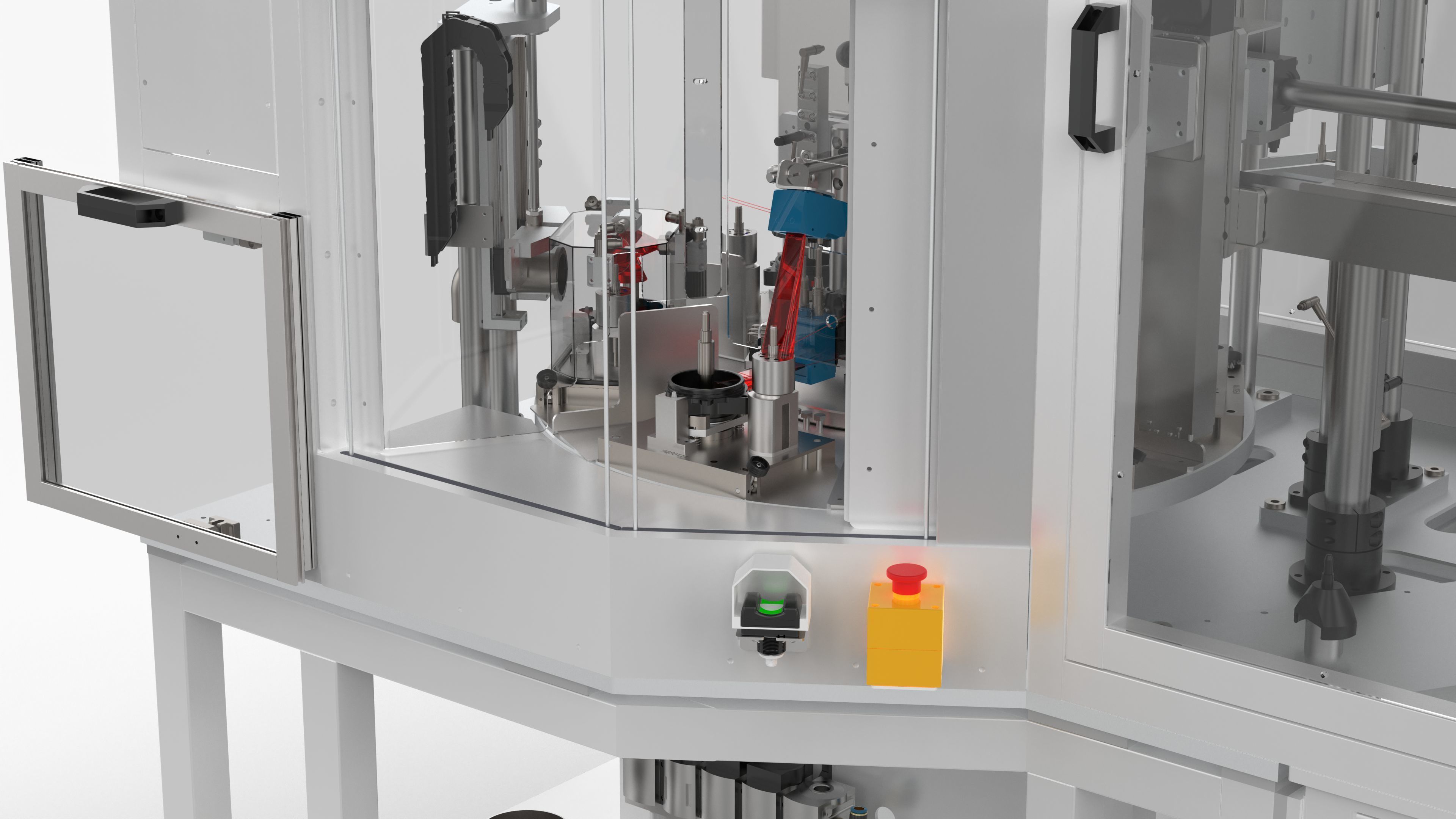 Full Automatic Motor Rotor Magnetization and Synthesis Machine 3D model_11