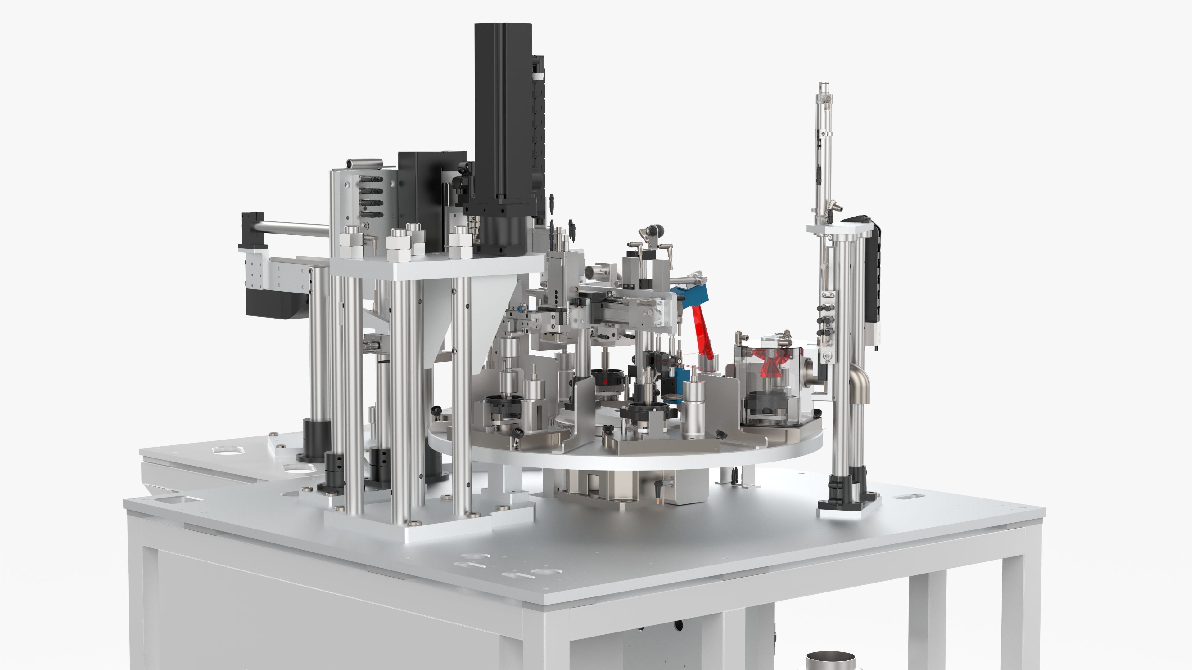 Full Automatic Motor Rotor Magnetization and Synthesis Machine 3D model_13