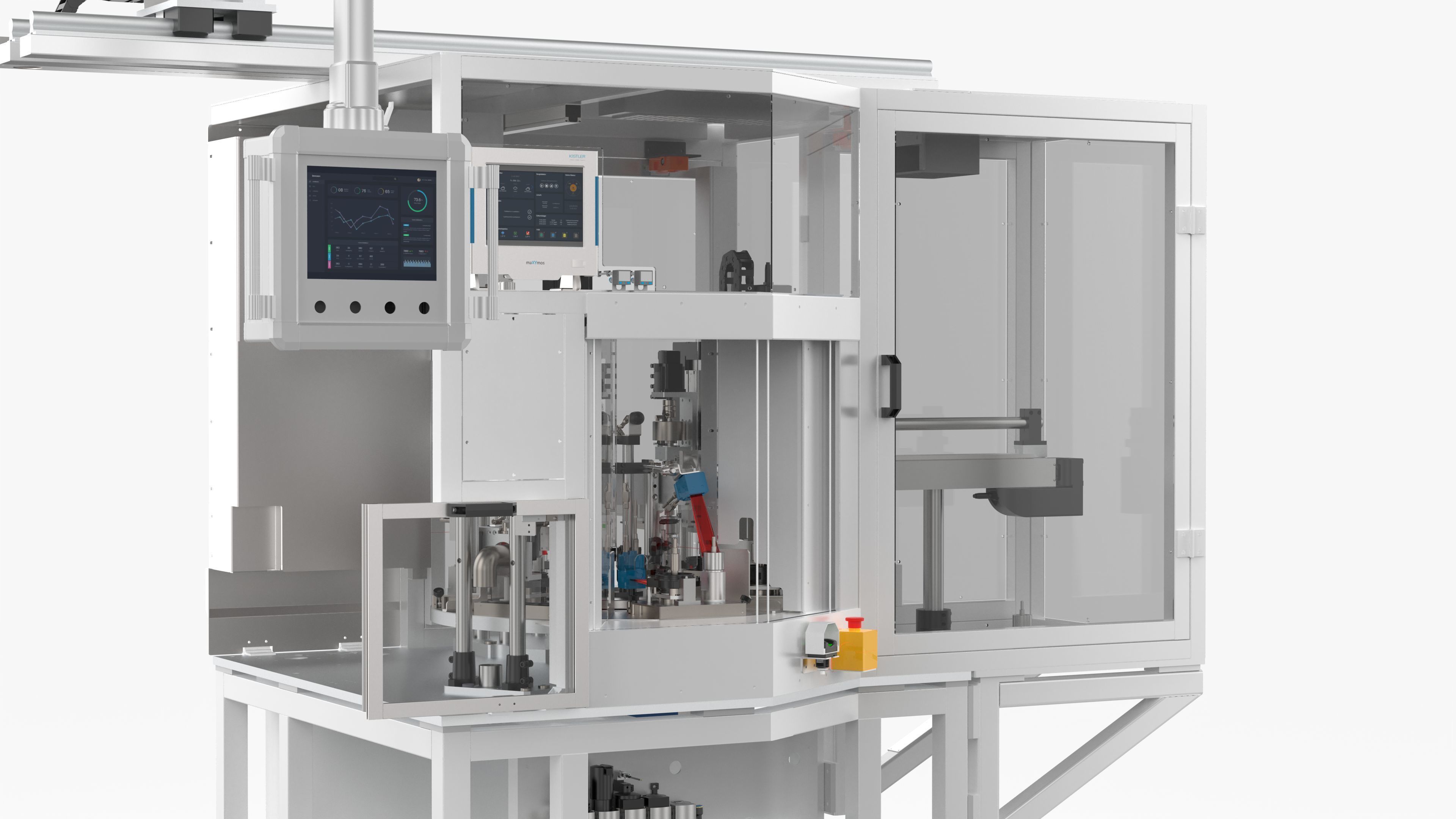 Full Automatic Motor Rotor Magnetization and Synthesis Machine 3D model_8