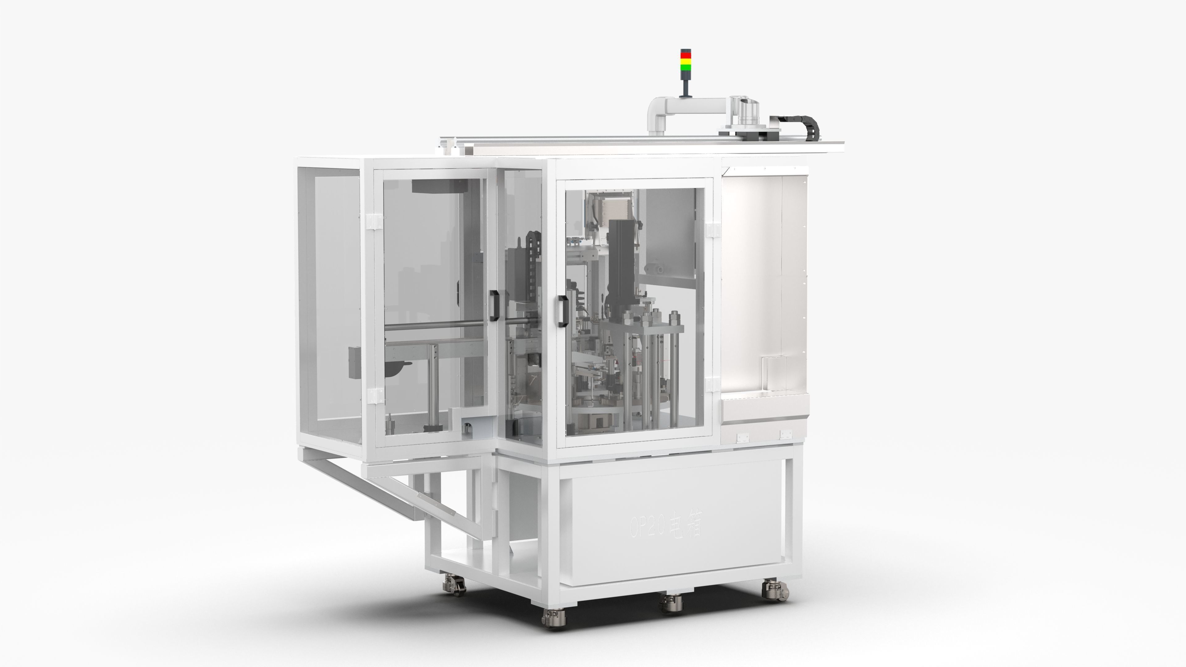 Full Automatic Motor Rotor Magnetization and Synthesis Machine 3D model_3