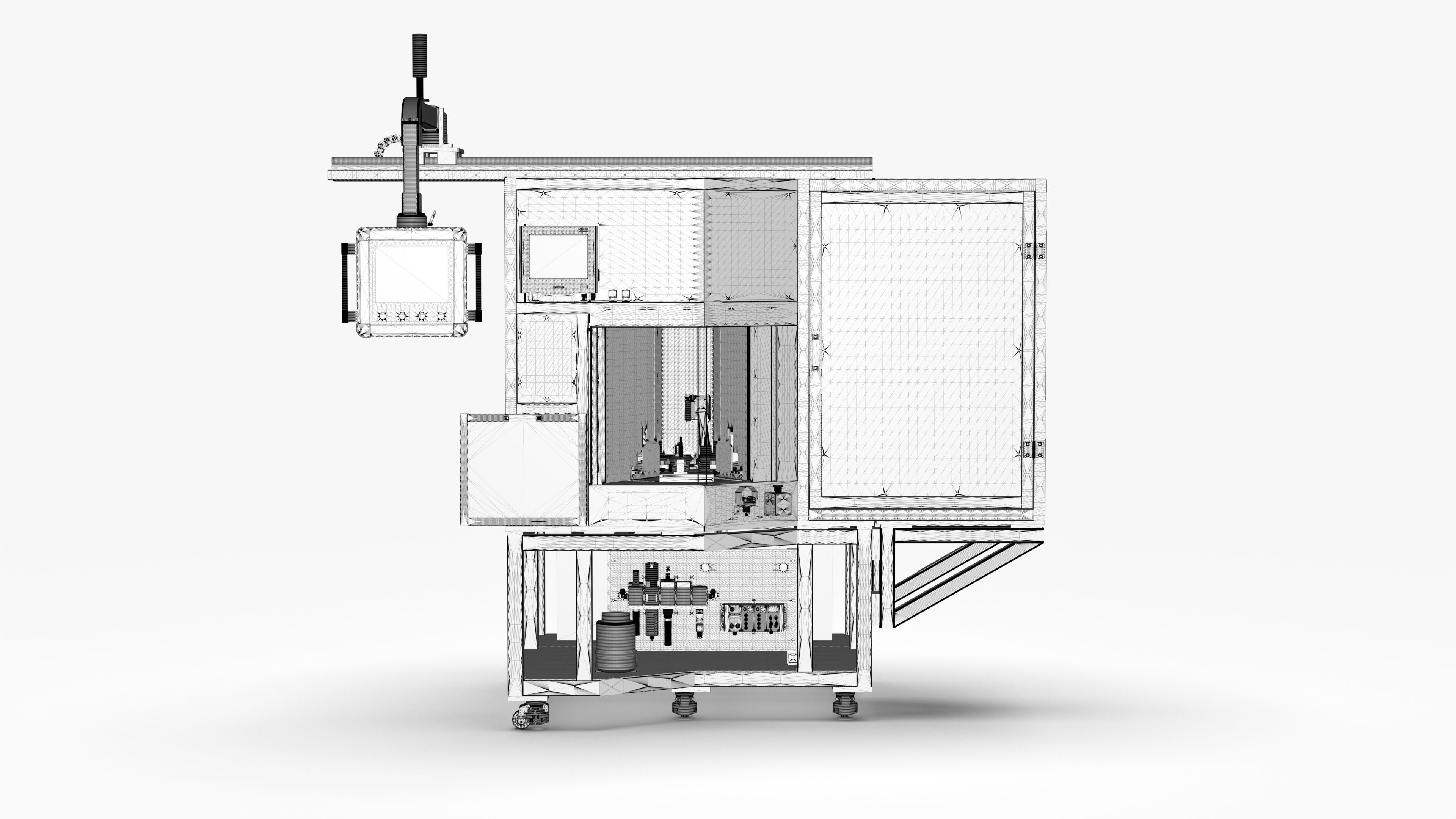 Full Automatic Motor Rotor Magnetization and Synthesis Machine 3D model_22