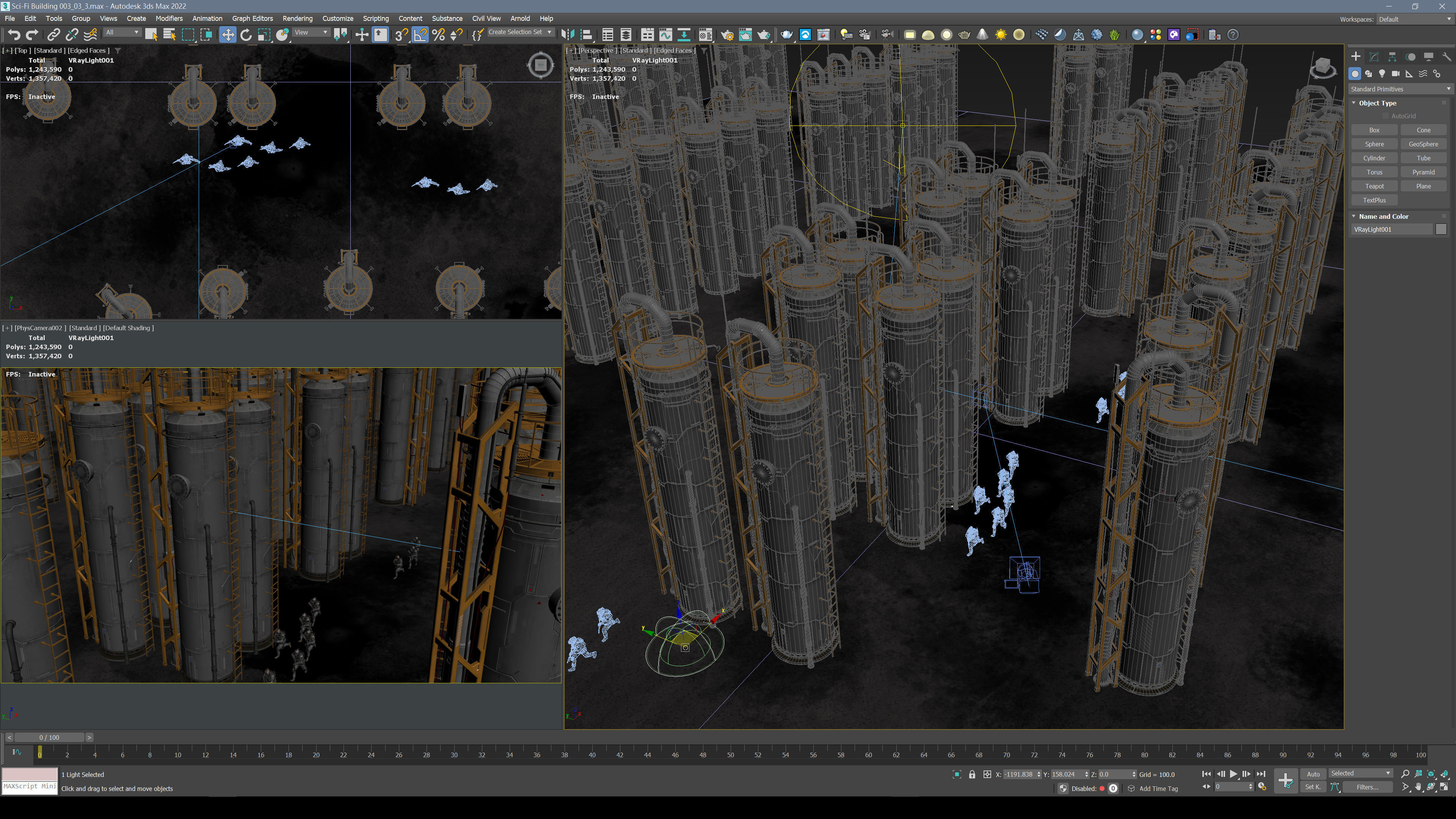 Sci-Fi Building 003 Industry-PBR Low-poly 3D model_11