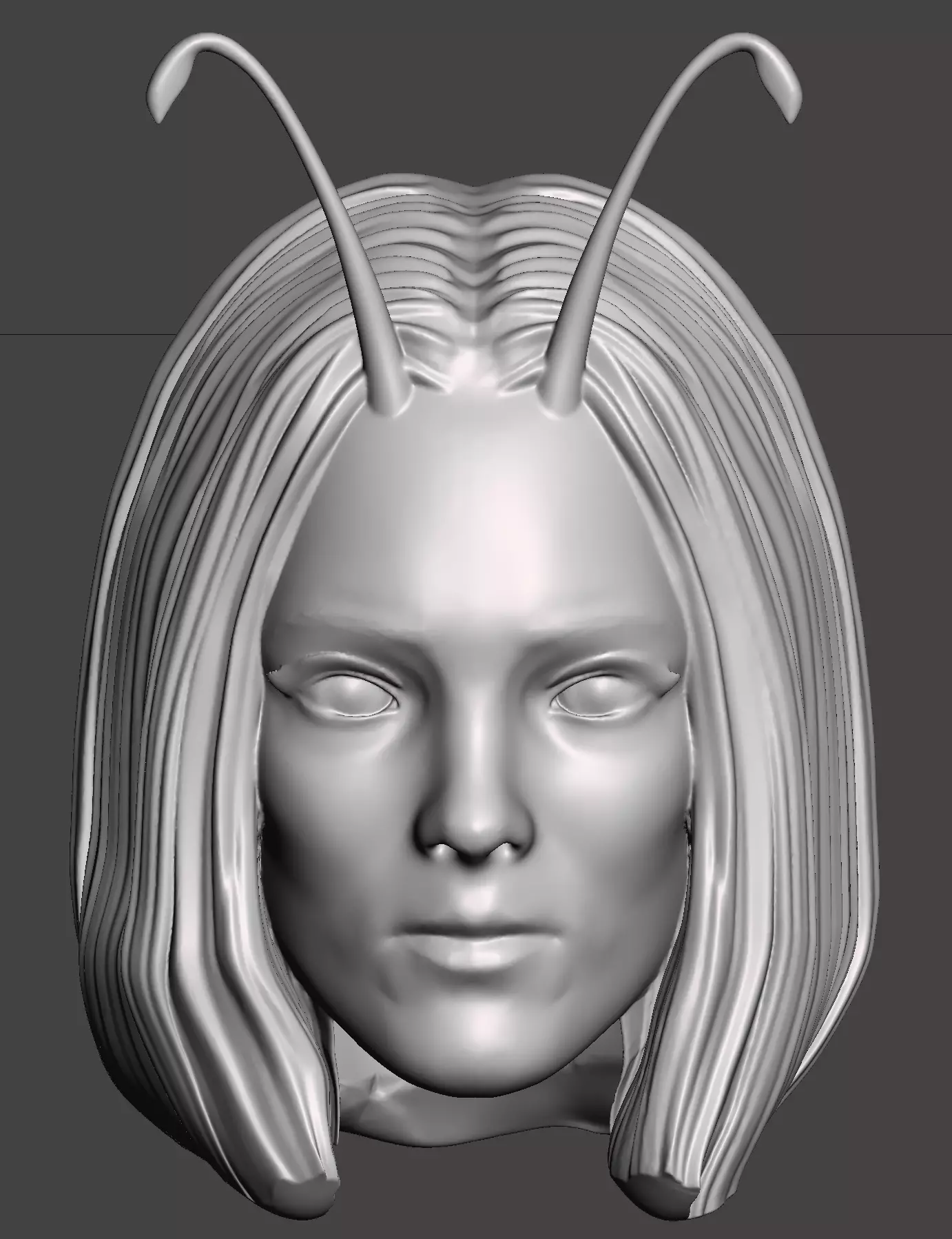 mantis guardians of the galaxy headsculpt  3D print model_0
