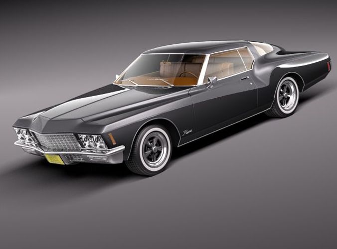 Buick Riviera Gs Boattail 1971 3d Model 3d Model Max Obj