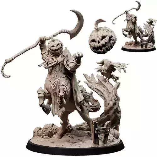 Spooky Horseman Headless 3D print model