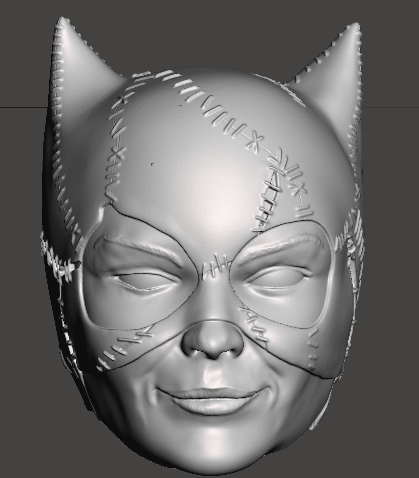 catwoman michelle pfeiffer v1 headsculpt 3D model 3D printable | CGTrader
