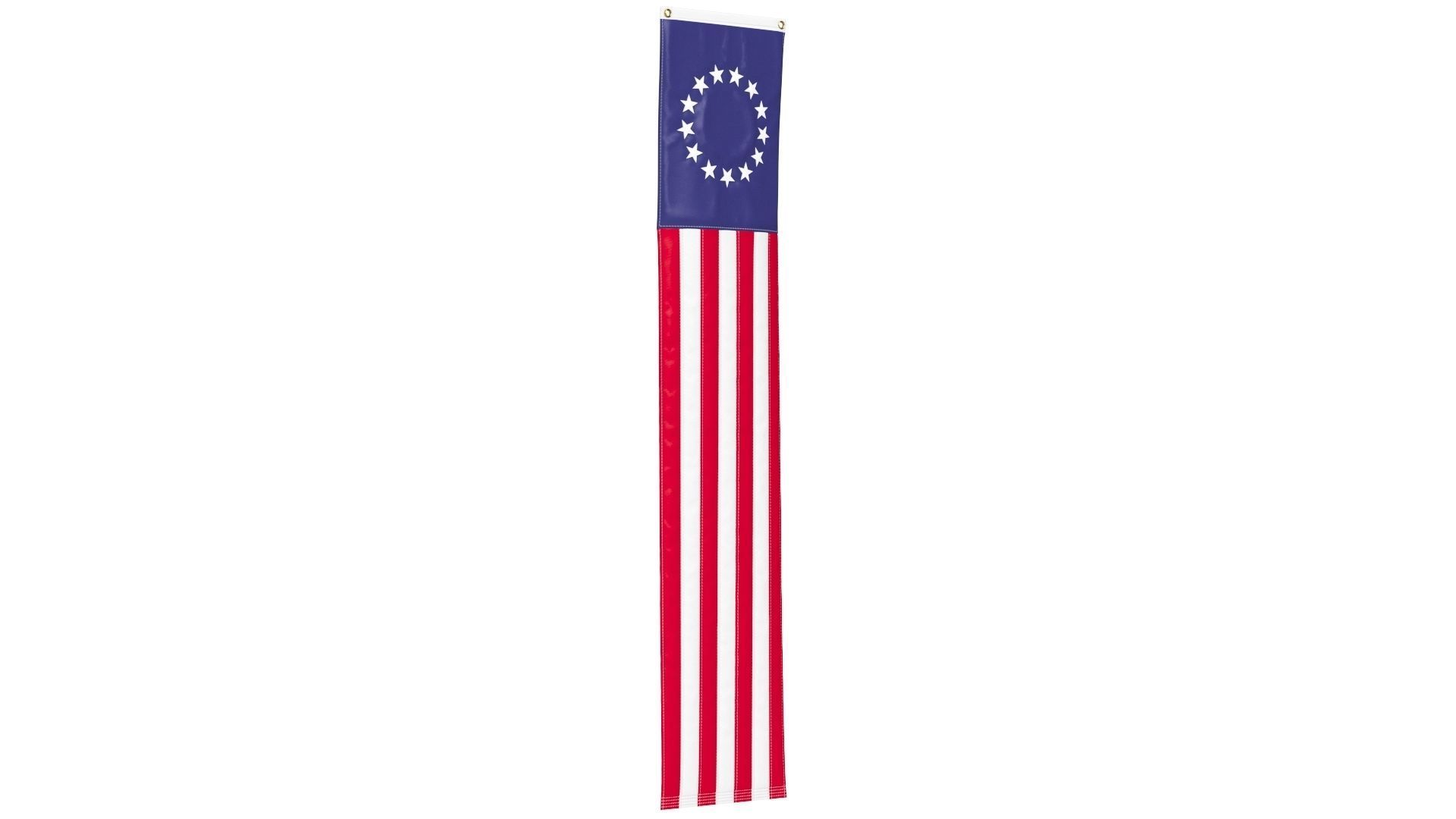 American Flag Pulldown Set 3D model_14