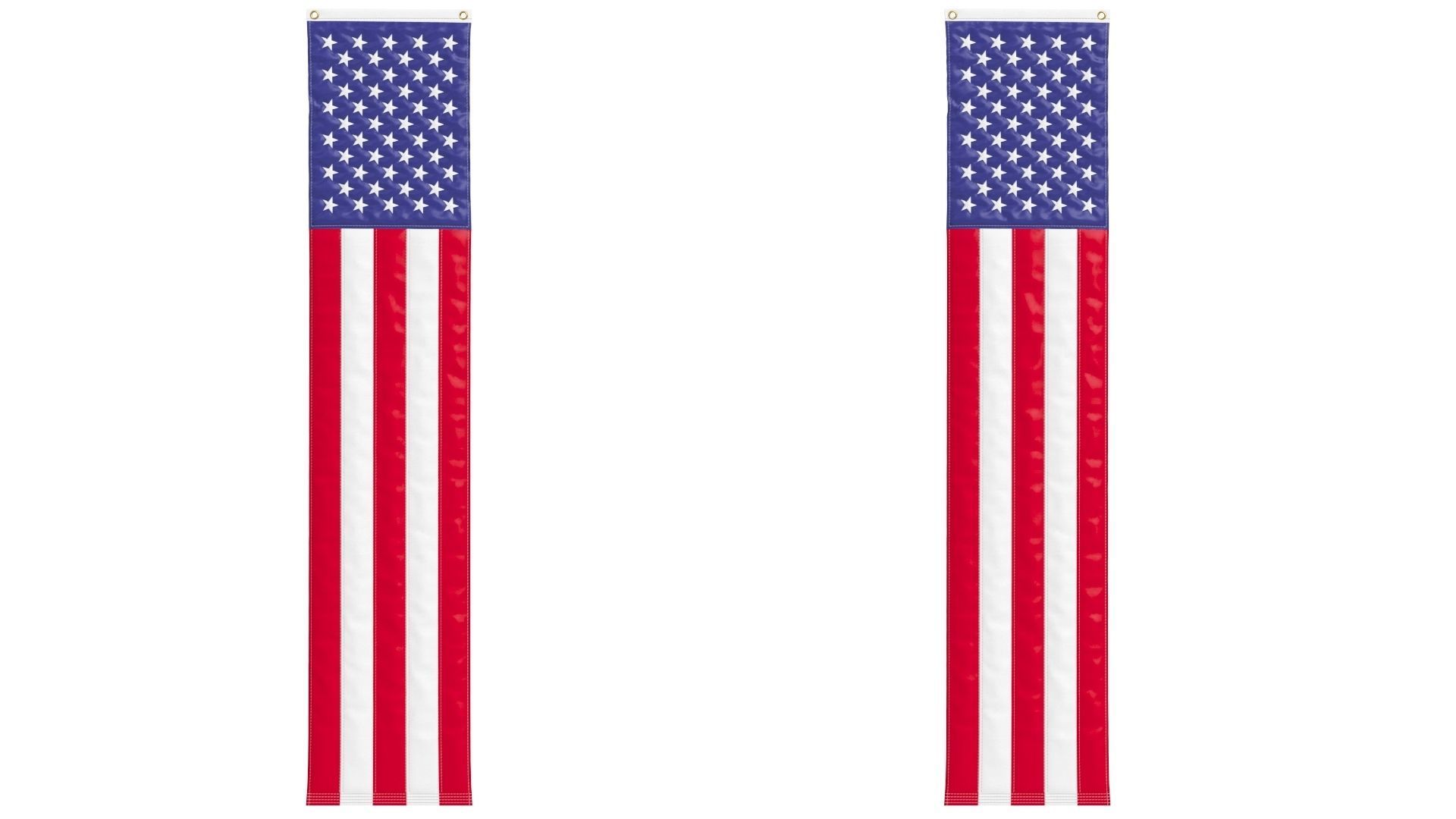 American Flag Pulldown Set 3D model_3