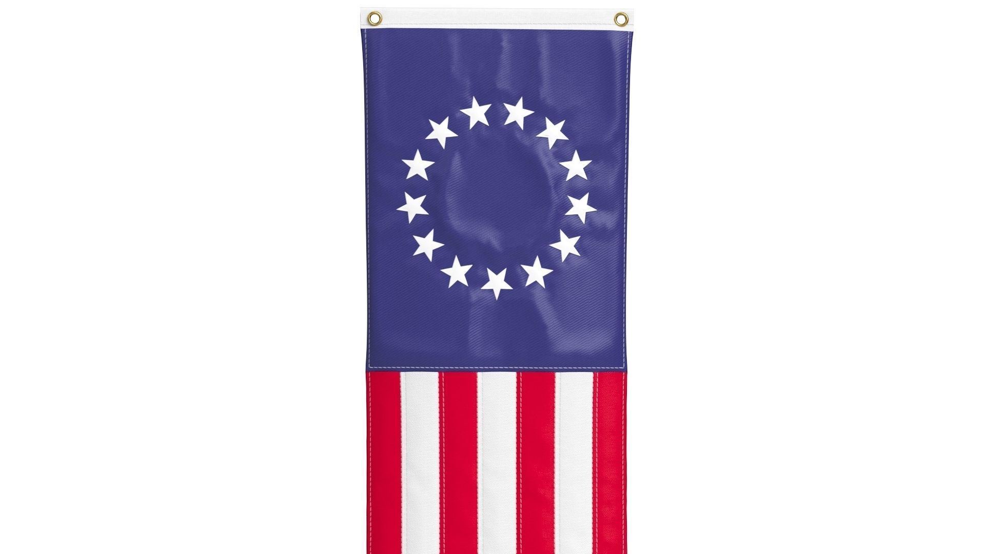 American Flag Pulldown Set 3D model_10