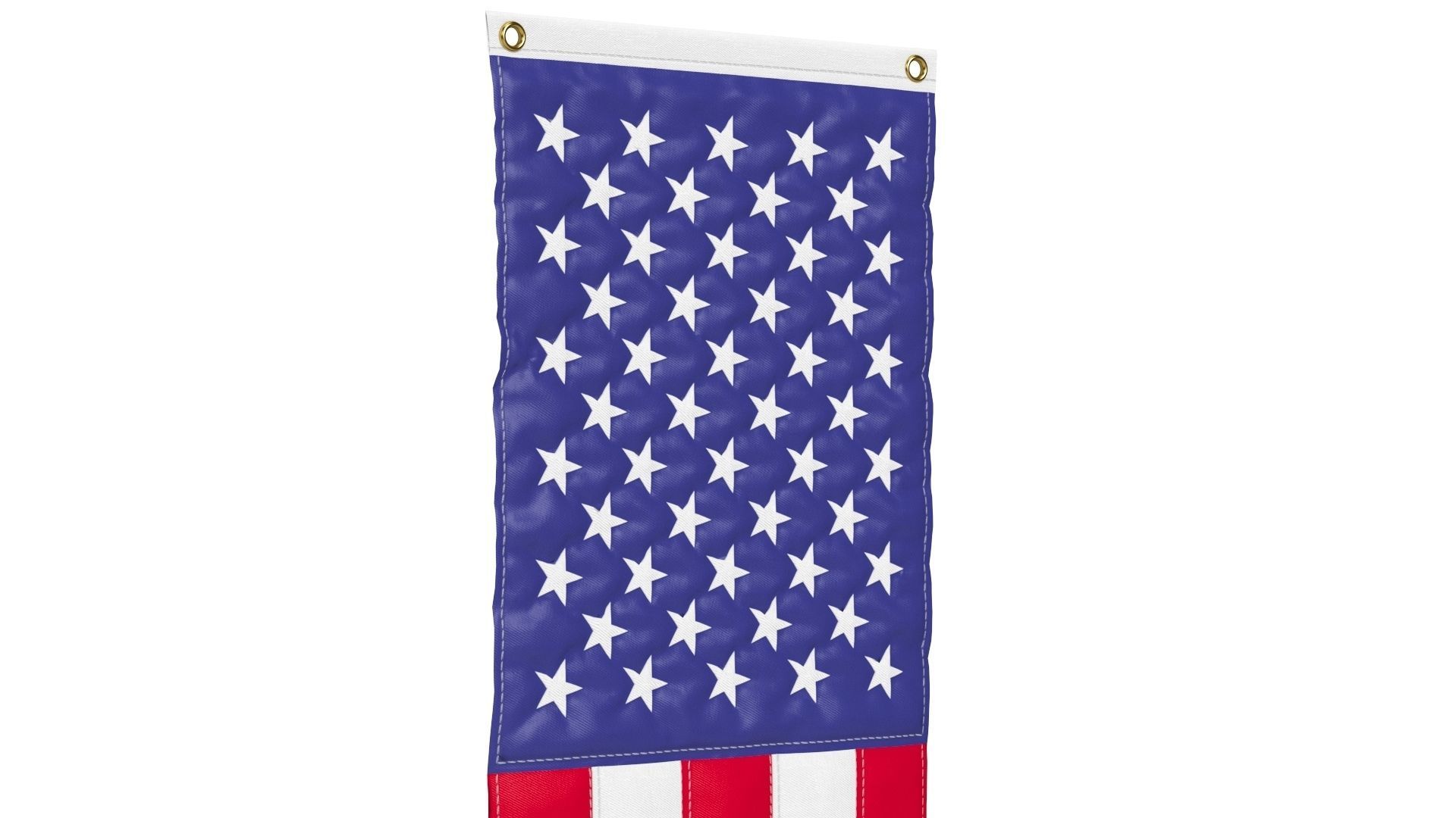 American Flag Pulldown Set 3D model_9