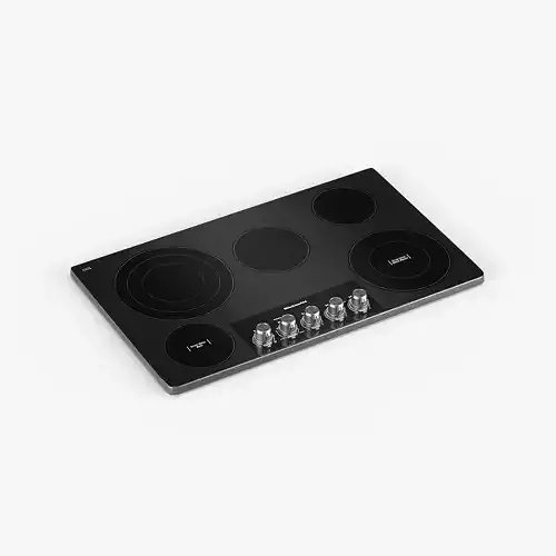 KitchenAid Electric Cooktop KCES556HSS 3D model