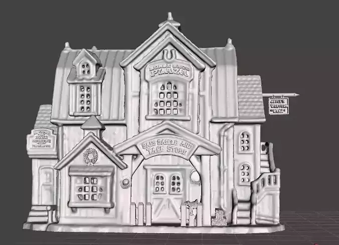 sals saddle and tack store 3D print model