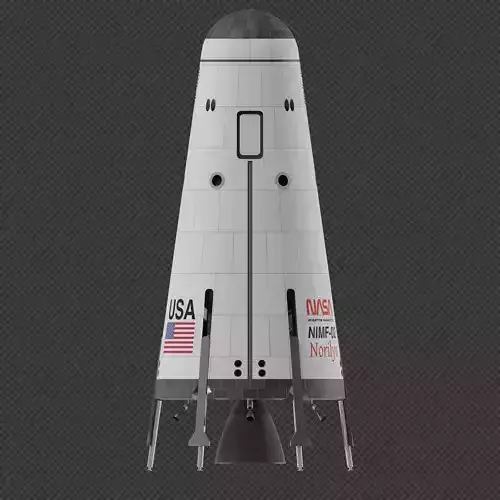 Nuclear Rocket Using Indigenous Martian Fuels