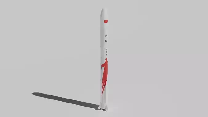 Zhuque-2 Launch Vehicle Blender-FBX 3D model