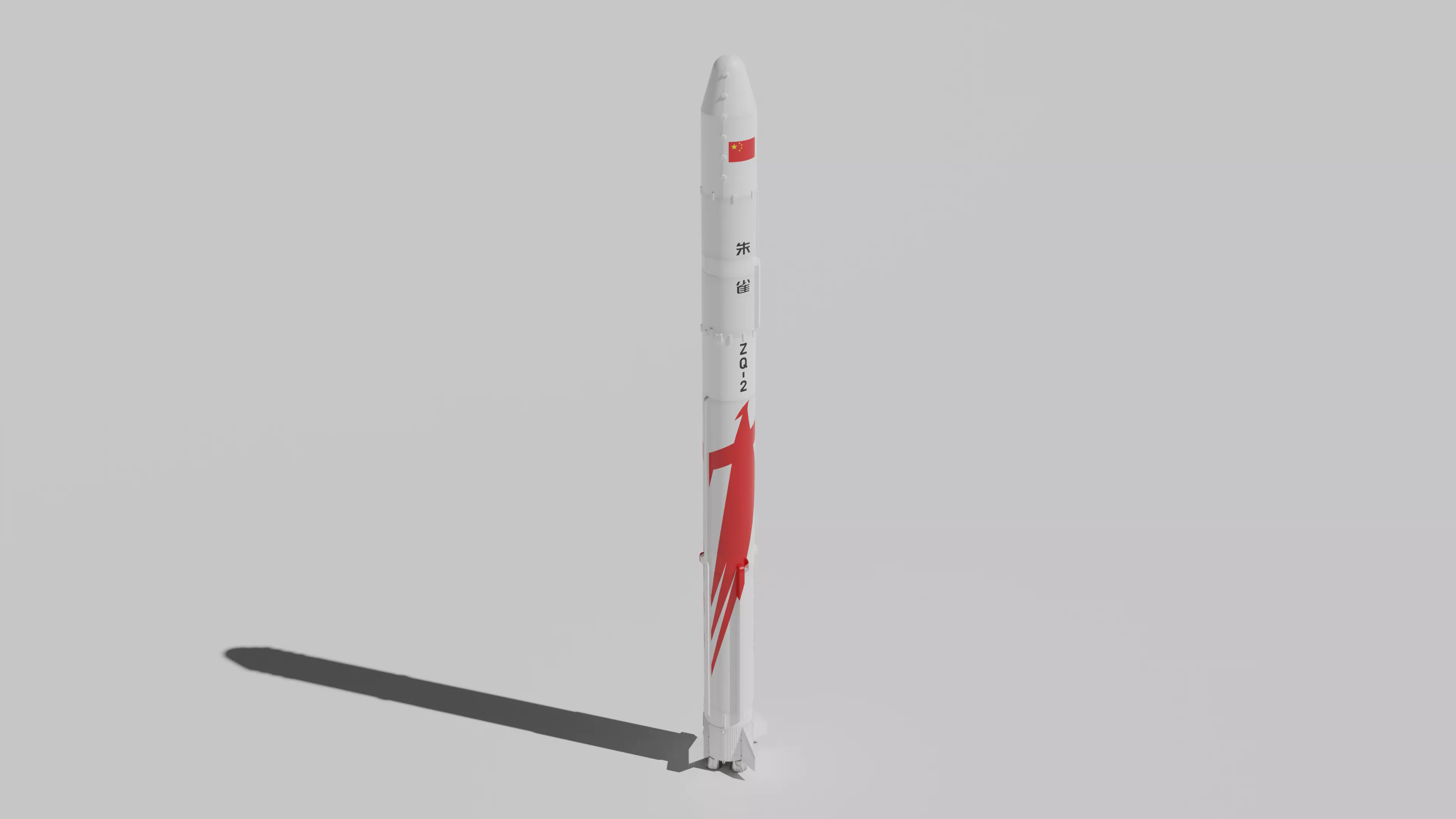 Zhuque-2 Launch Vehicle Blender-FBX 3D model_0