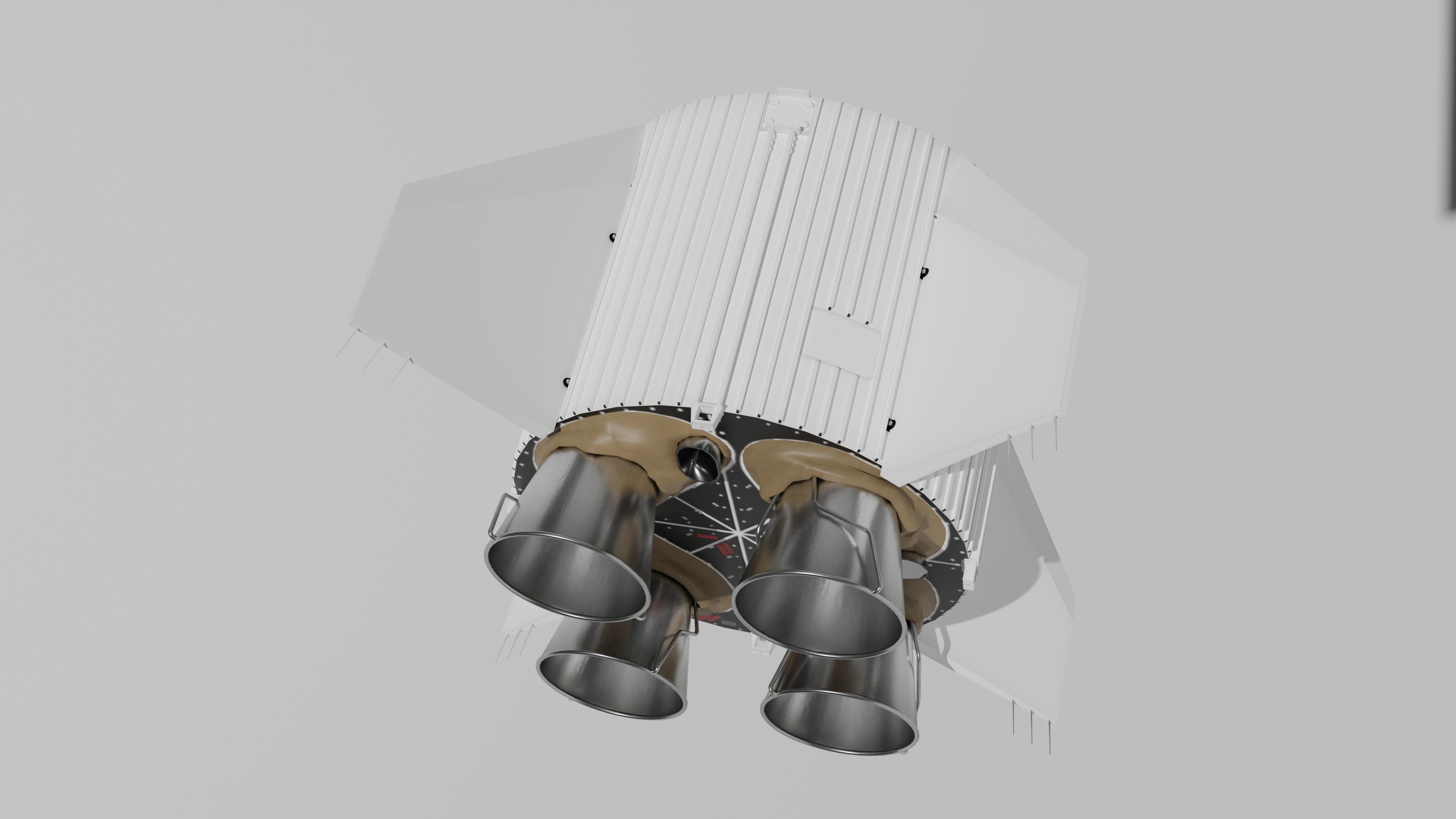 Zhuque-2 Launch Vehicle Blender-FBX 3D model_6