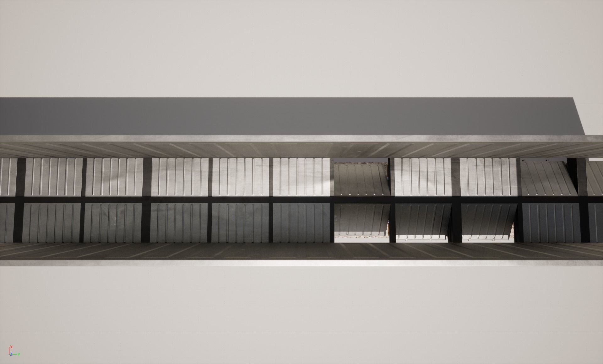 Animated game-ready GondolacarL Low-poly 3D model_8