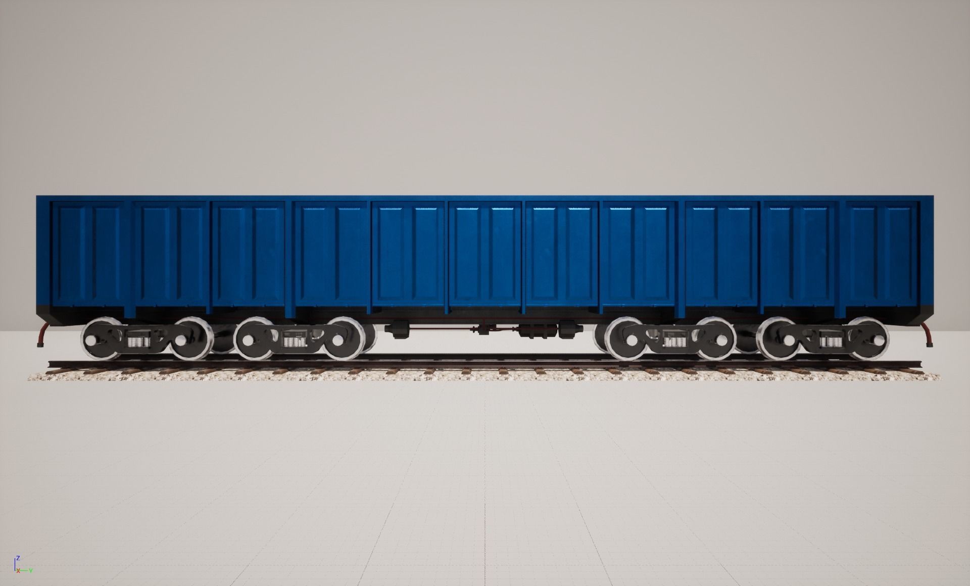 Animated game-ready GondolacarL Low-poly 3D model_2