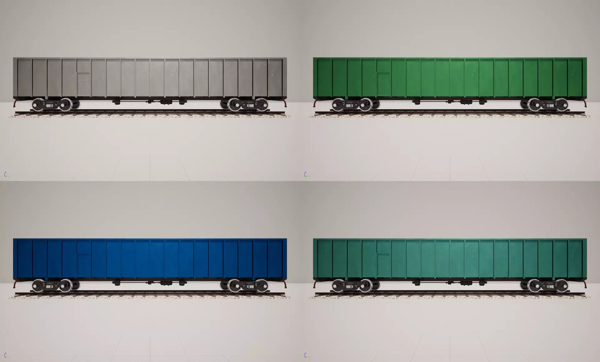 Animated game-ready GondolacarV0L Low-poly 3D model_0