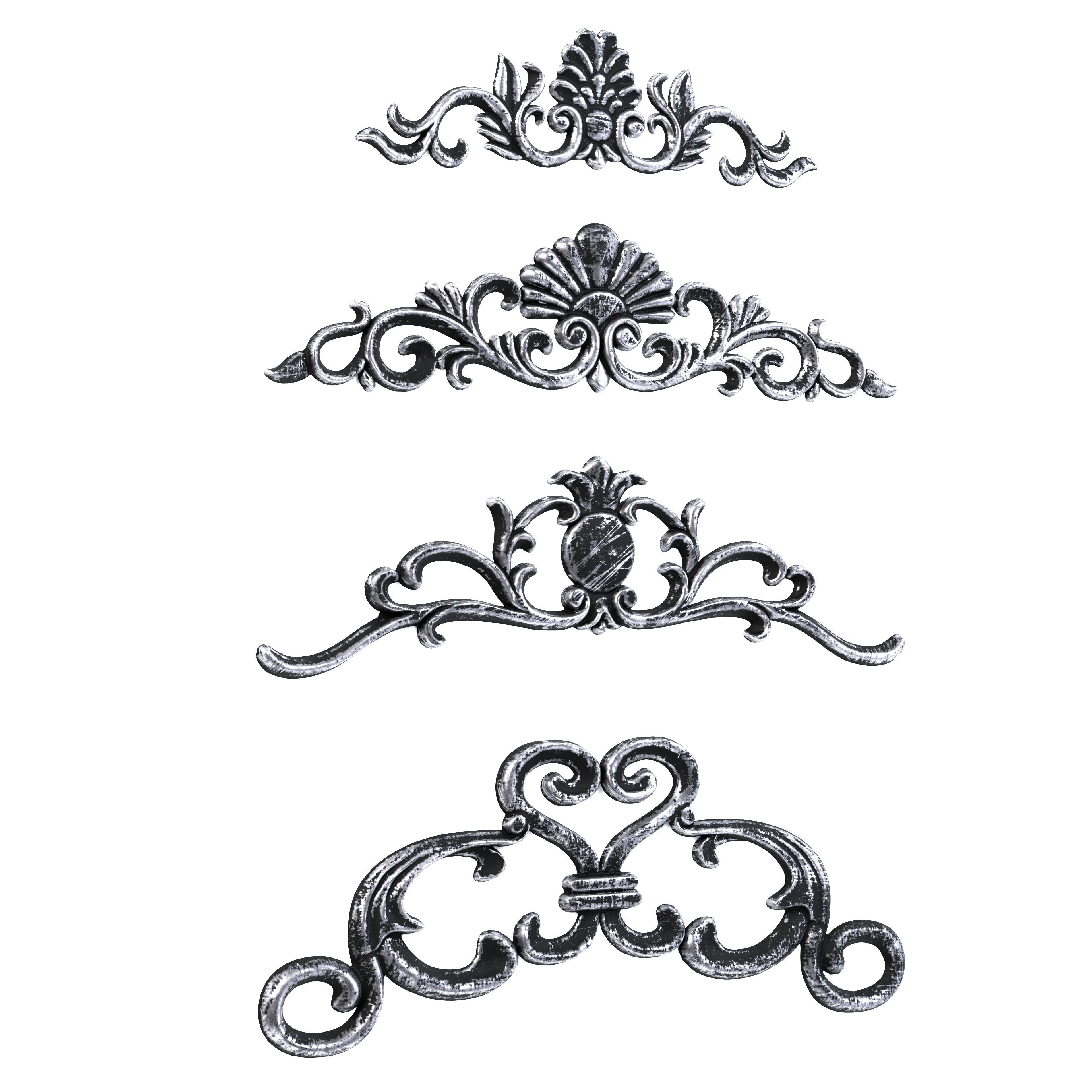 21 Ornaments Pack Vol 02 3D Model Collection_11