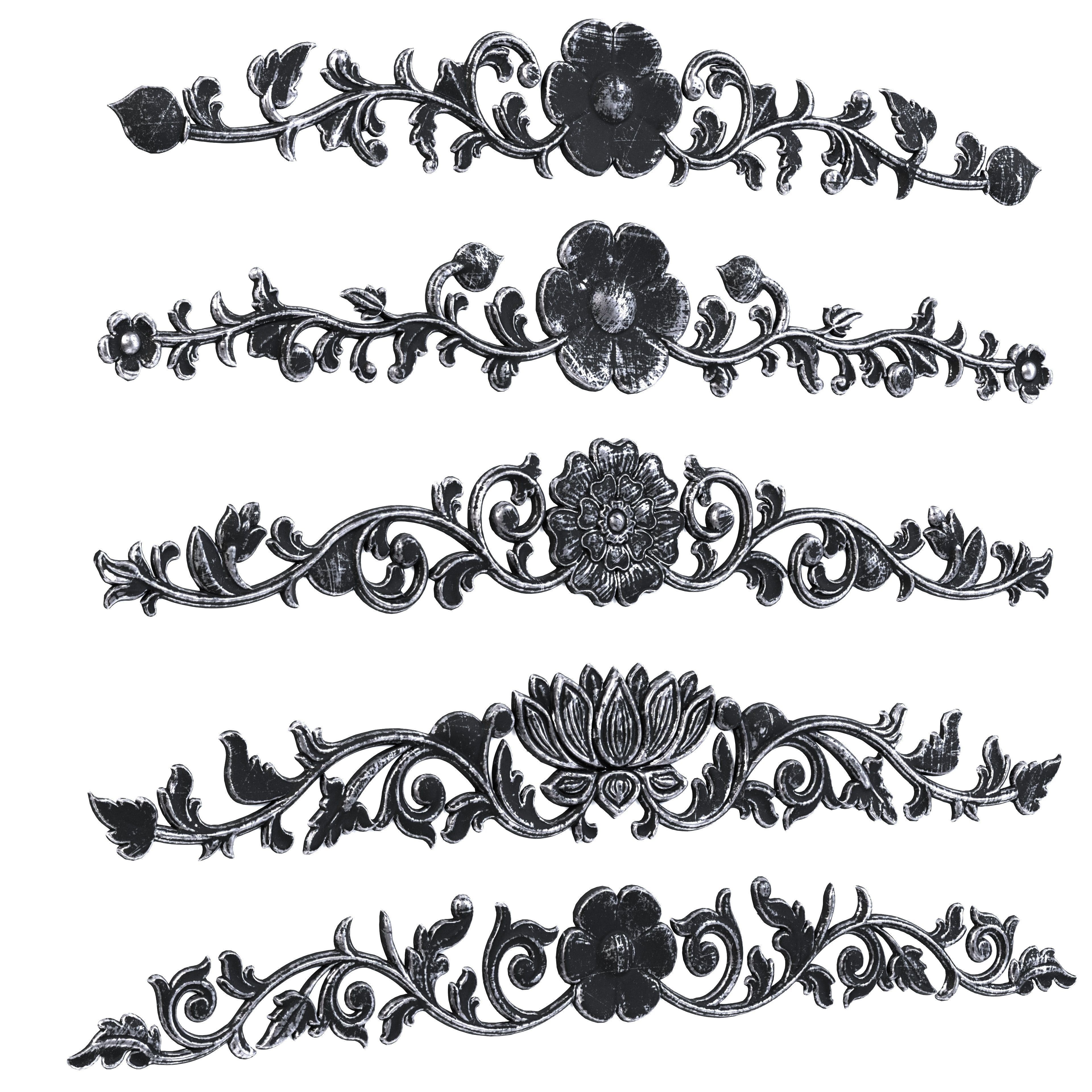 21 Ornaments Pack Vol 02 3D Model Collection_3